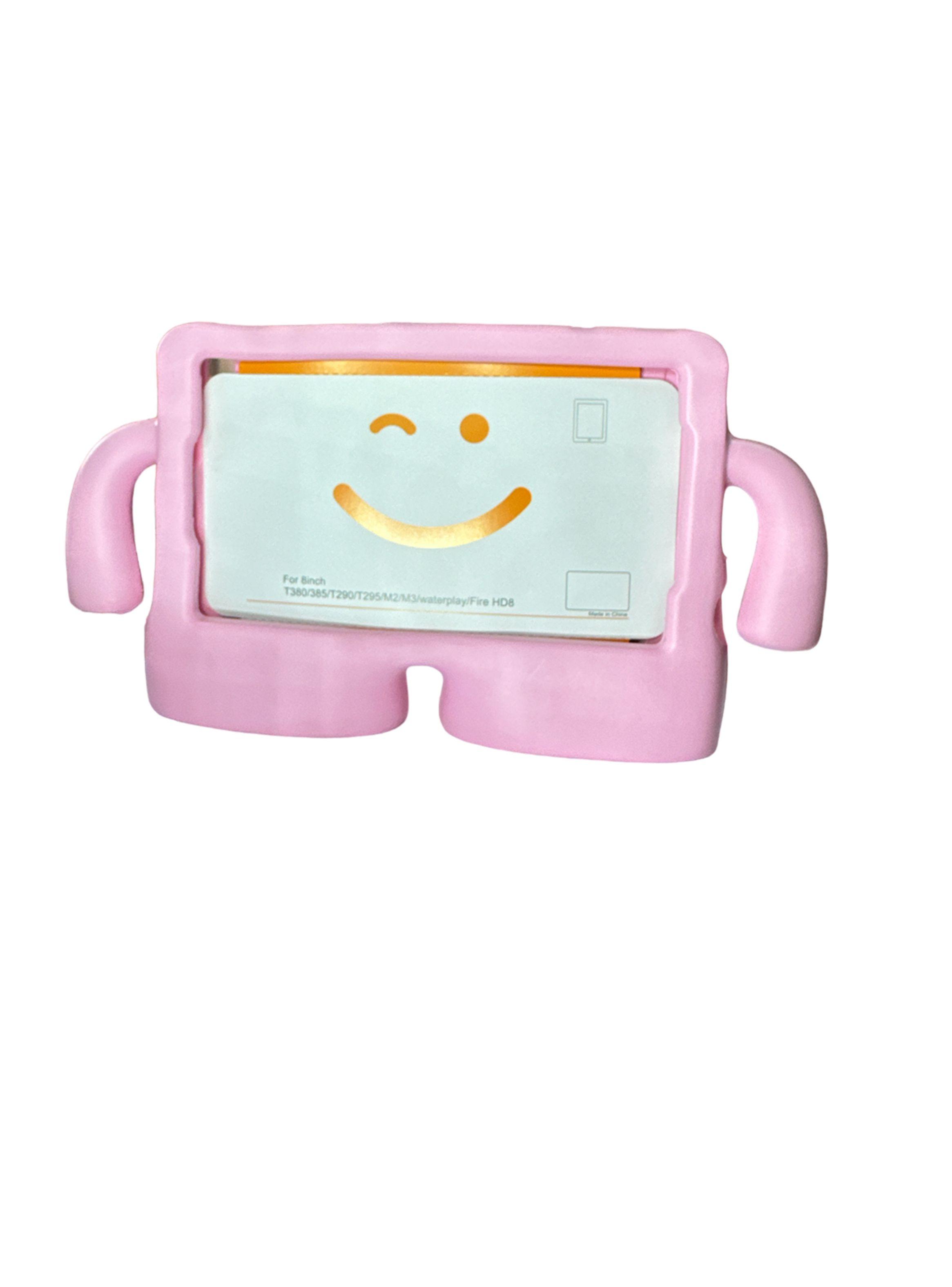 Funda Lamina Para Lenovo M10 Plus 10.1 X606 X306 Rosado-3