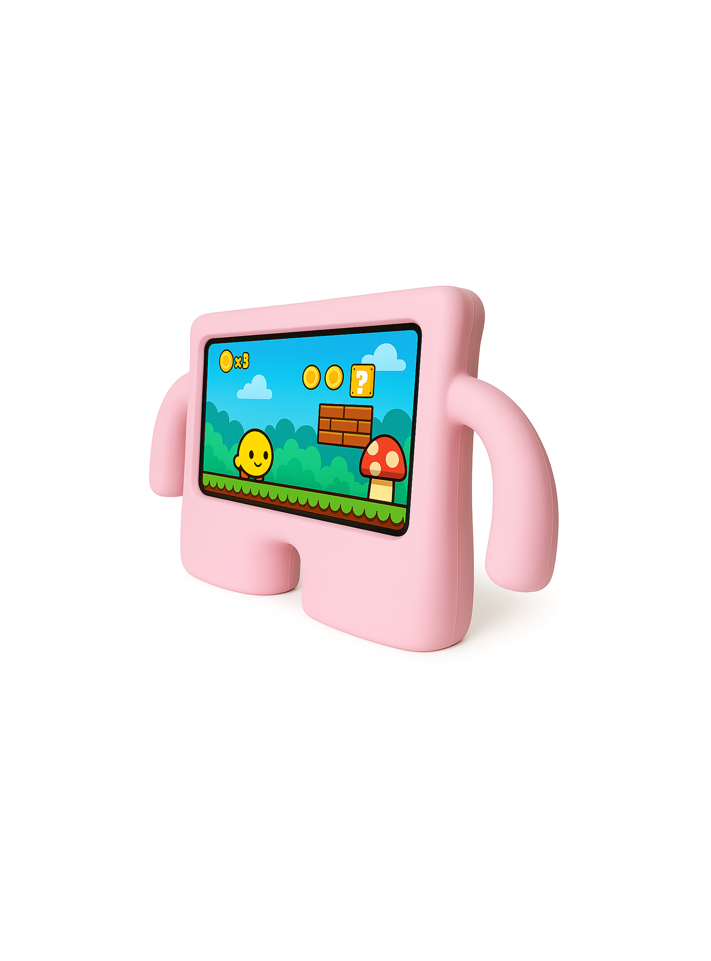Funda Lamina Para Lenovo M10 Plus 10.1 X606 X306 Rosado-4