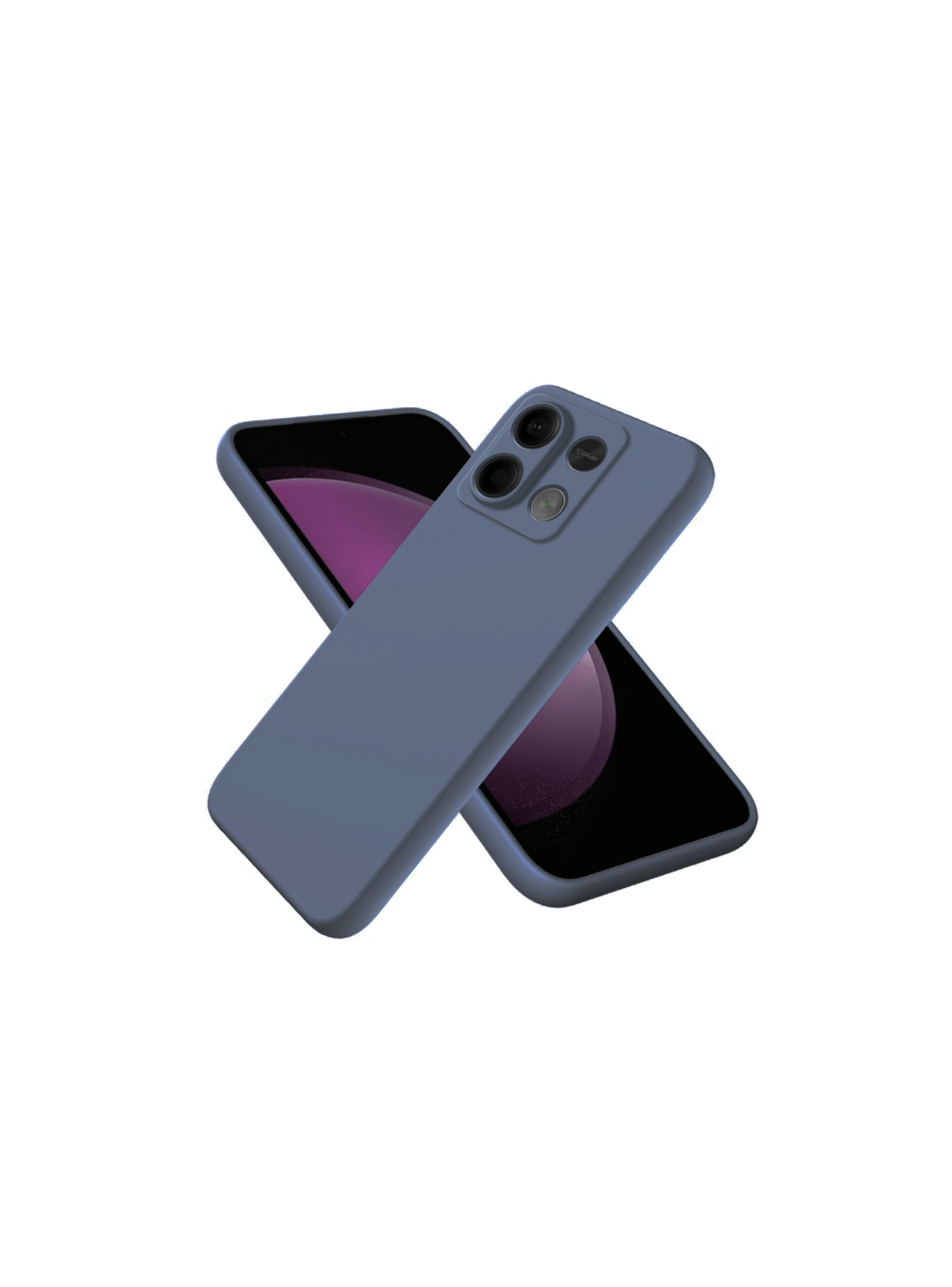 Carcasa Para Xiaomi Note 13 5G Goma Azul Oscuro-0