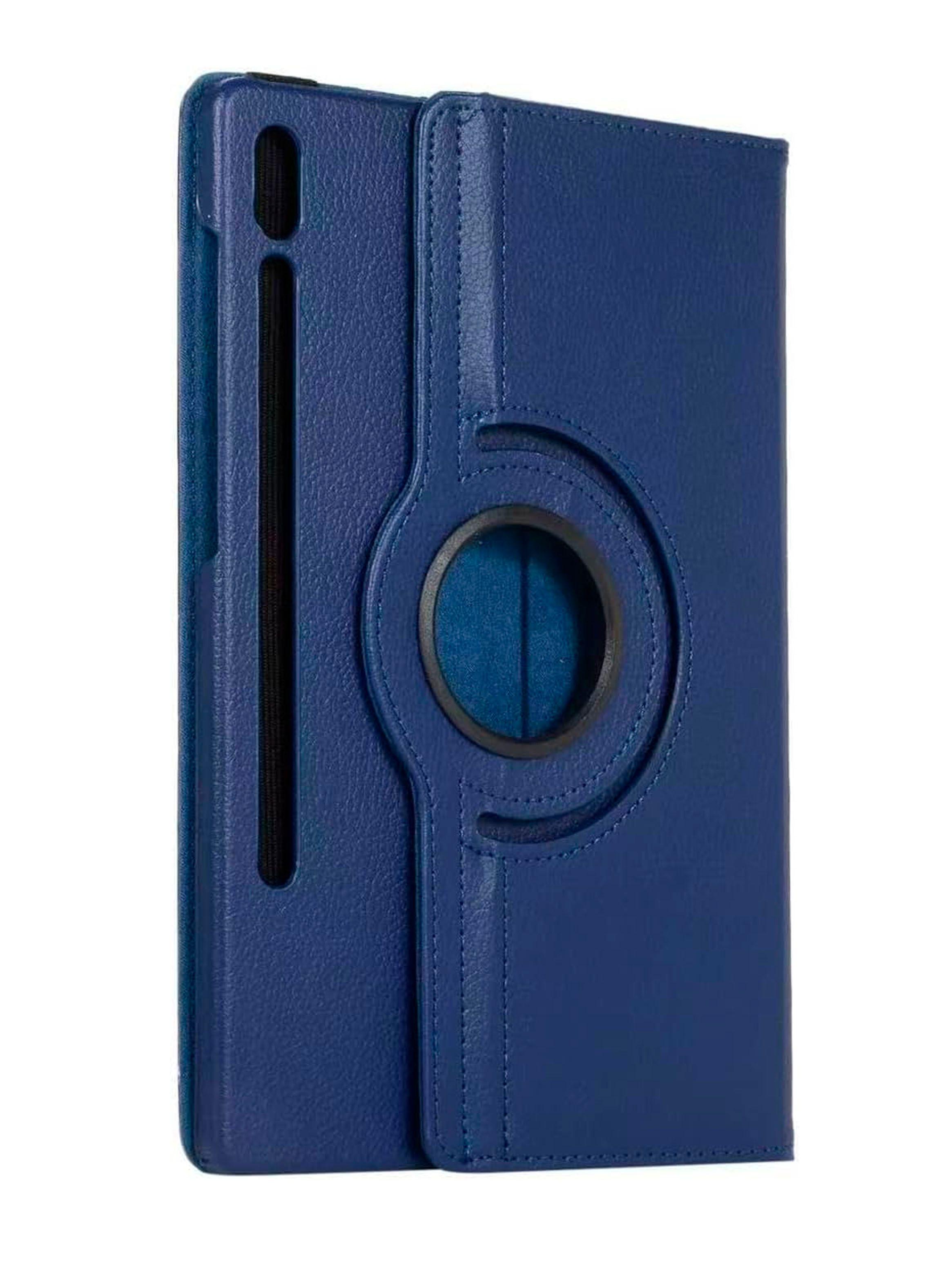 Carcasa Giratoria Para Samsung S9 Fe De 10.9 Pulgadas Azul-2