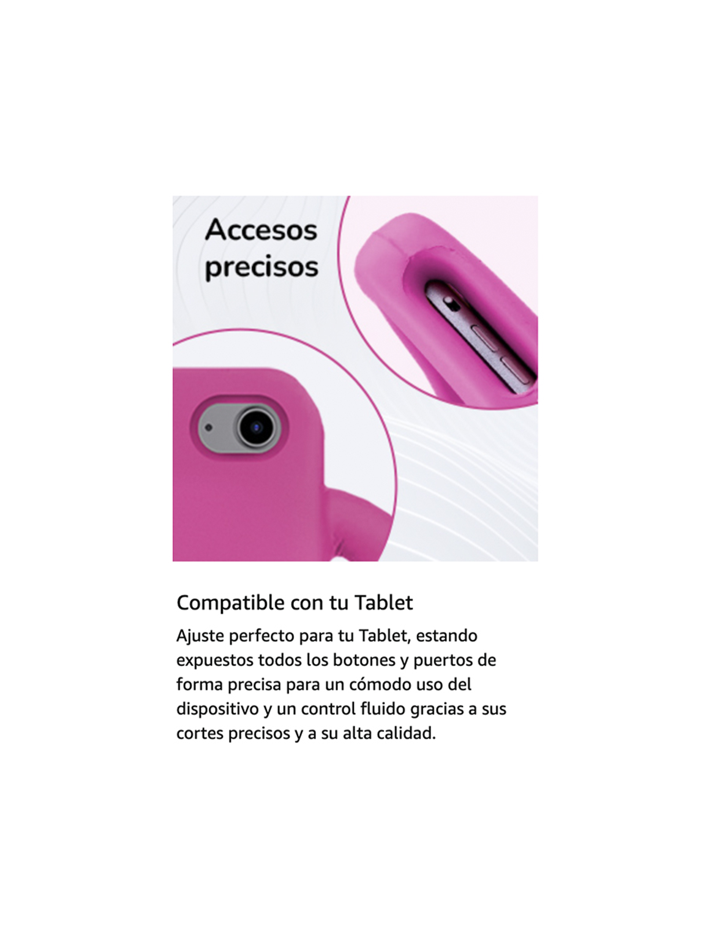 Funda Goma Antigolpes Infantil Para Samsung A8 T290 Negro-3