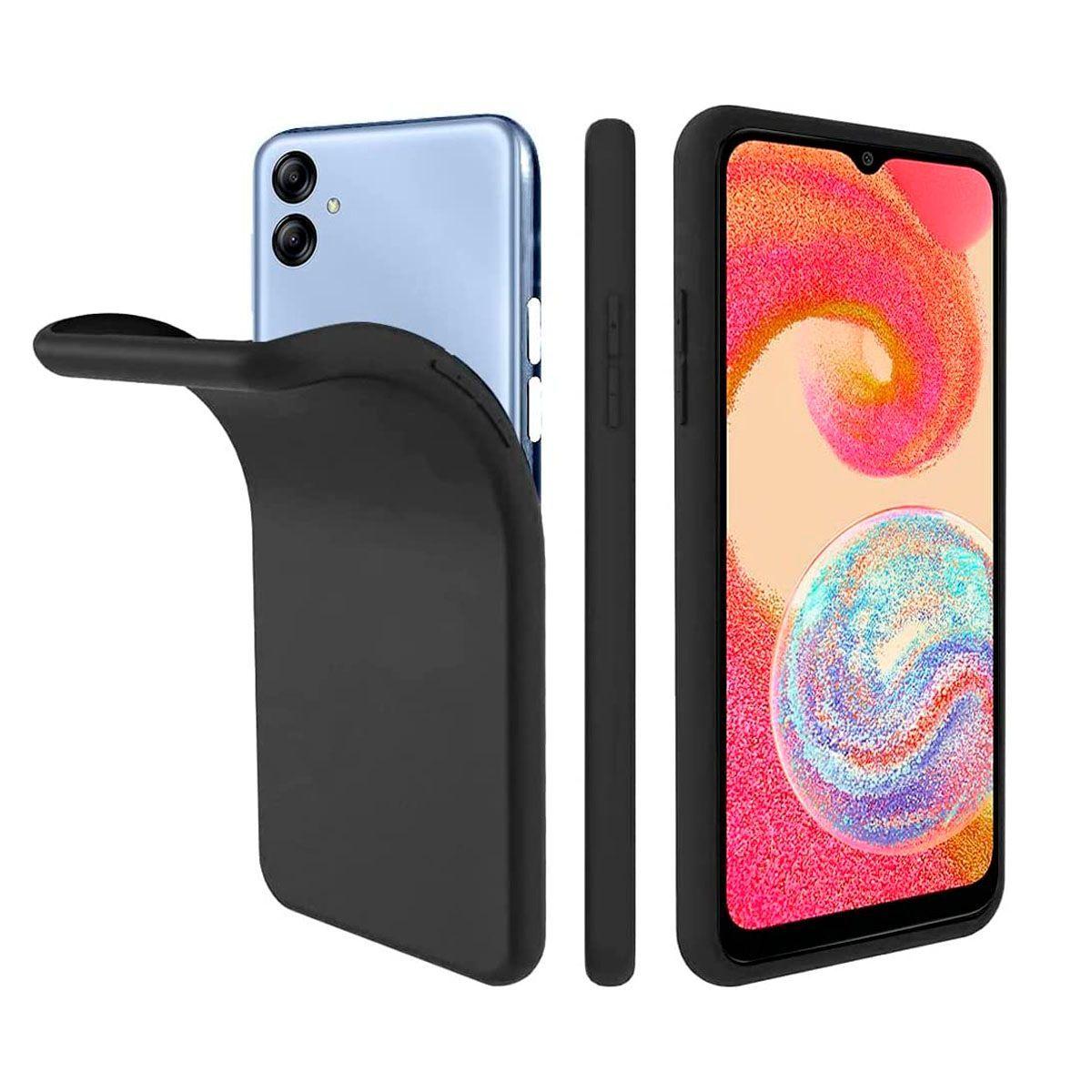 Carcasa Para Samsung A04e Goma Turquesa-2