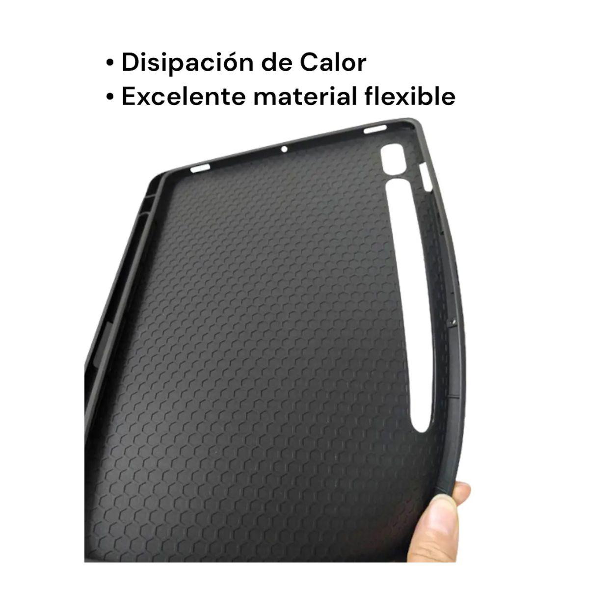 Funda Smart Cover Lamina Para Tablet Samsung S9 Plus Celeste-2