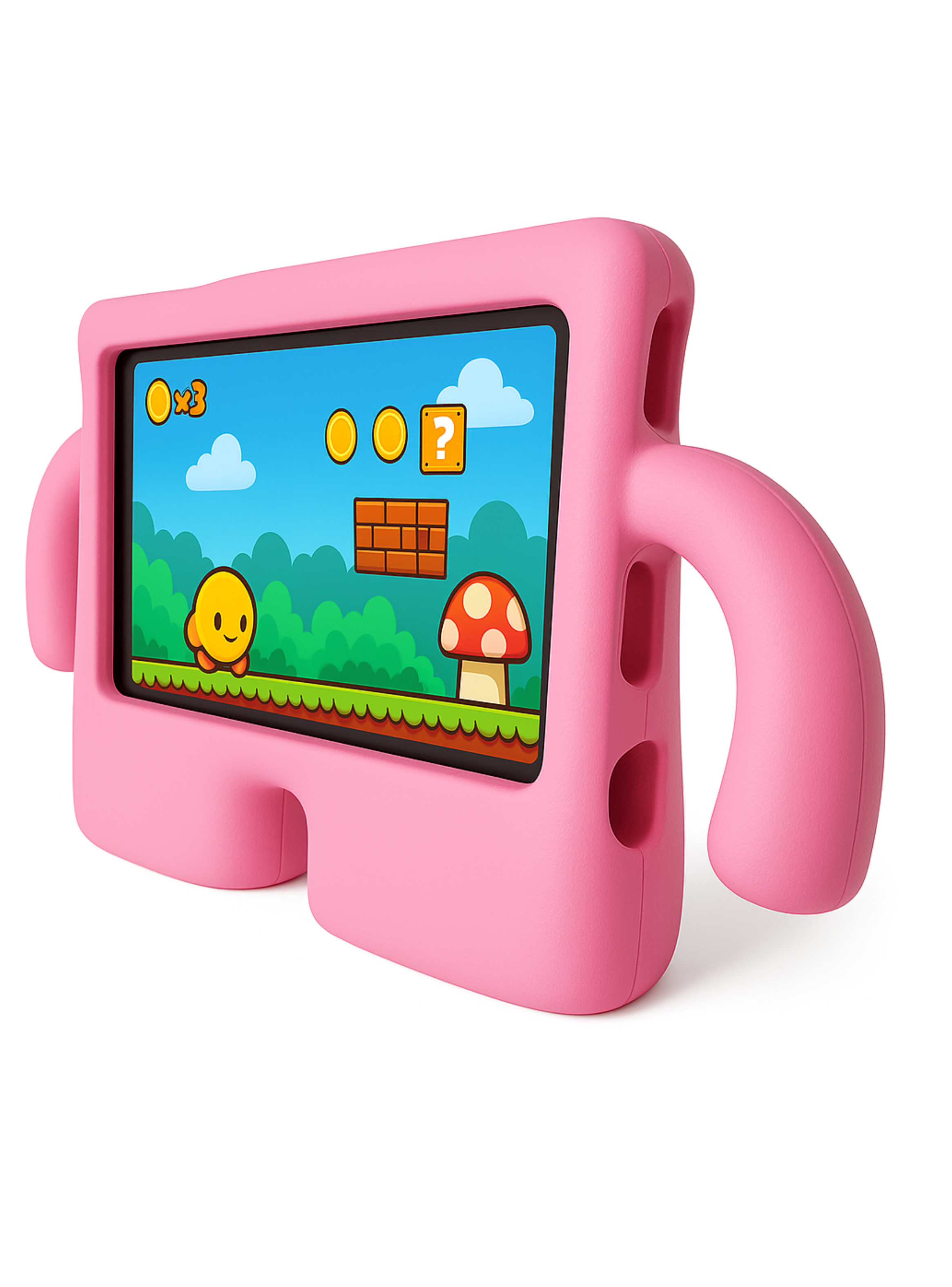 Funda Goma Antigolpes Niños Para Samsung A8 T290 Fucsia-2