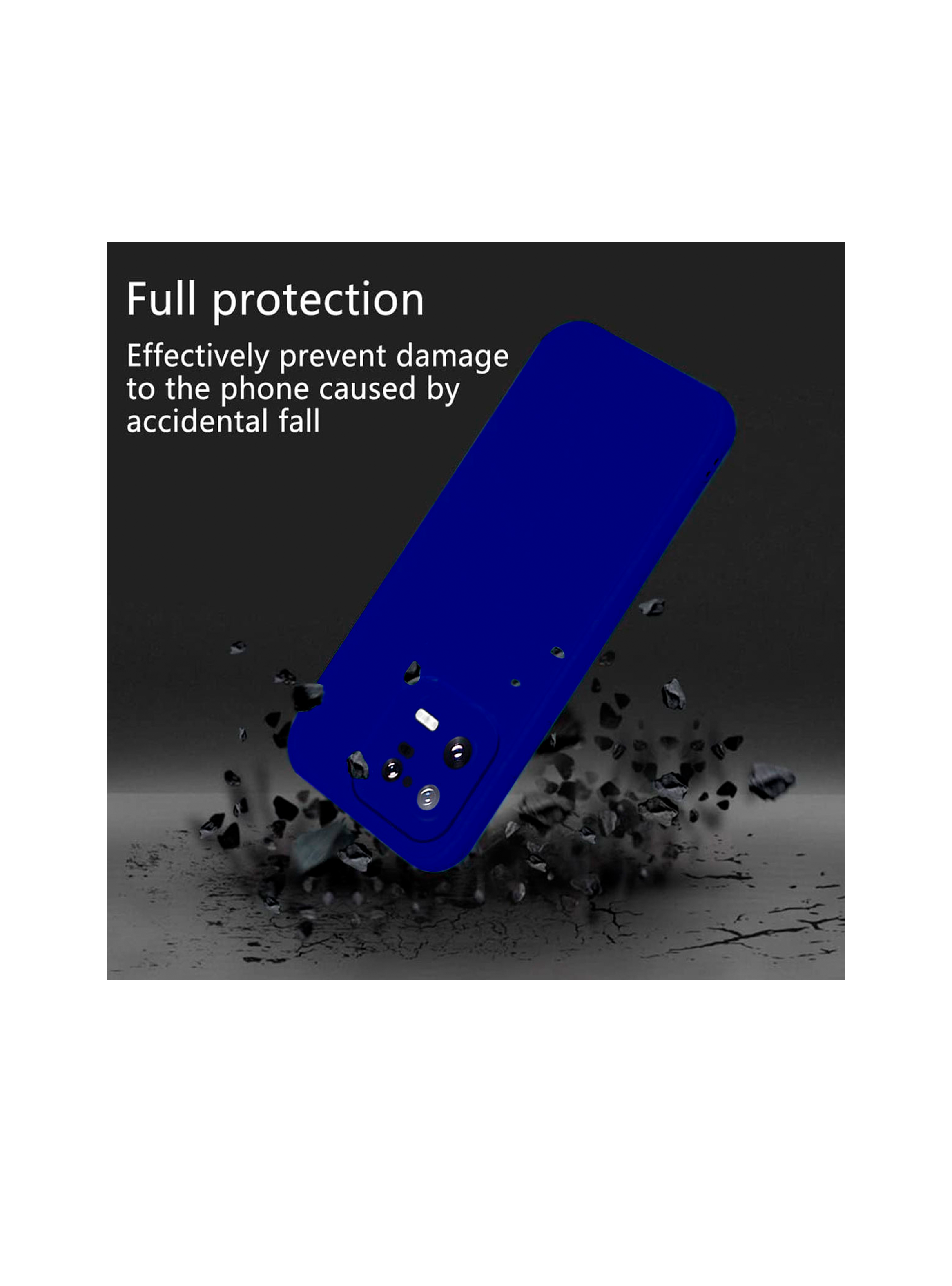 Carcasa Funda Para Xiaomi 13 Pro Goma Azul-2