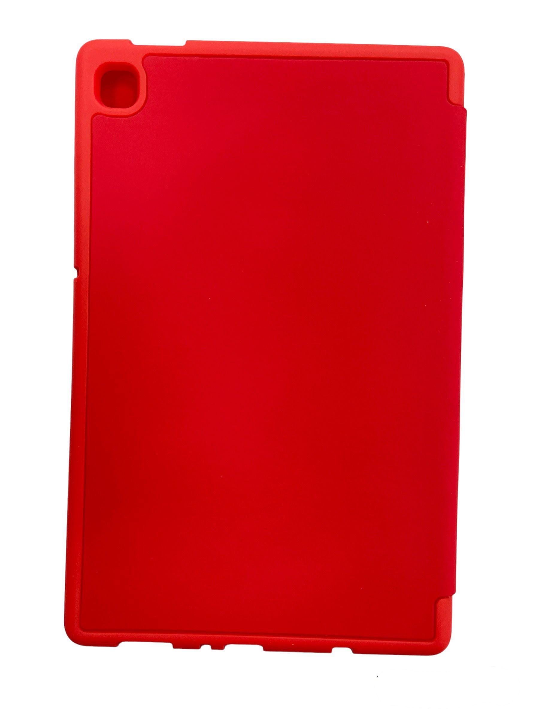 Funda Smart Cover Para Samsung Tab A7 Lite 8.7 T220/295 Rojo-4