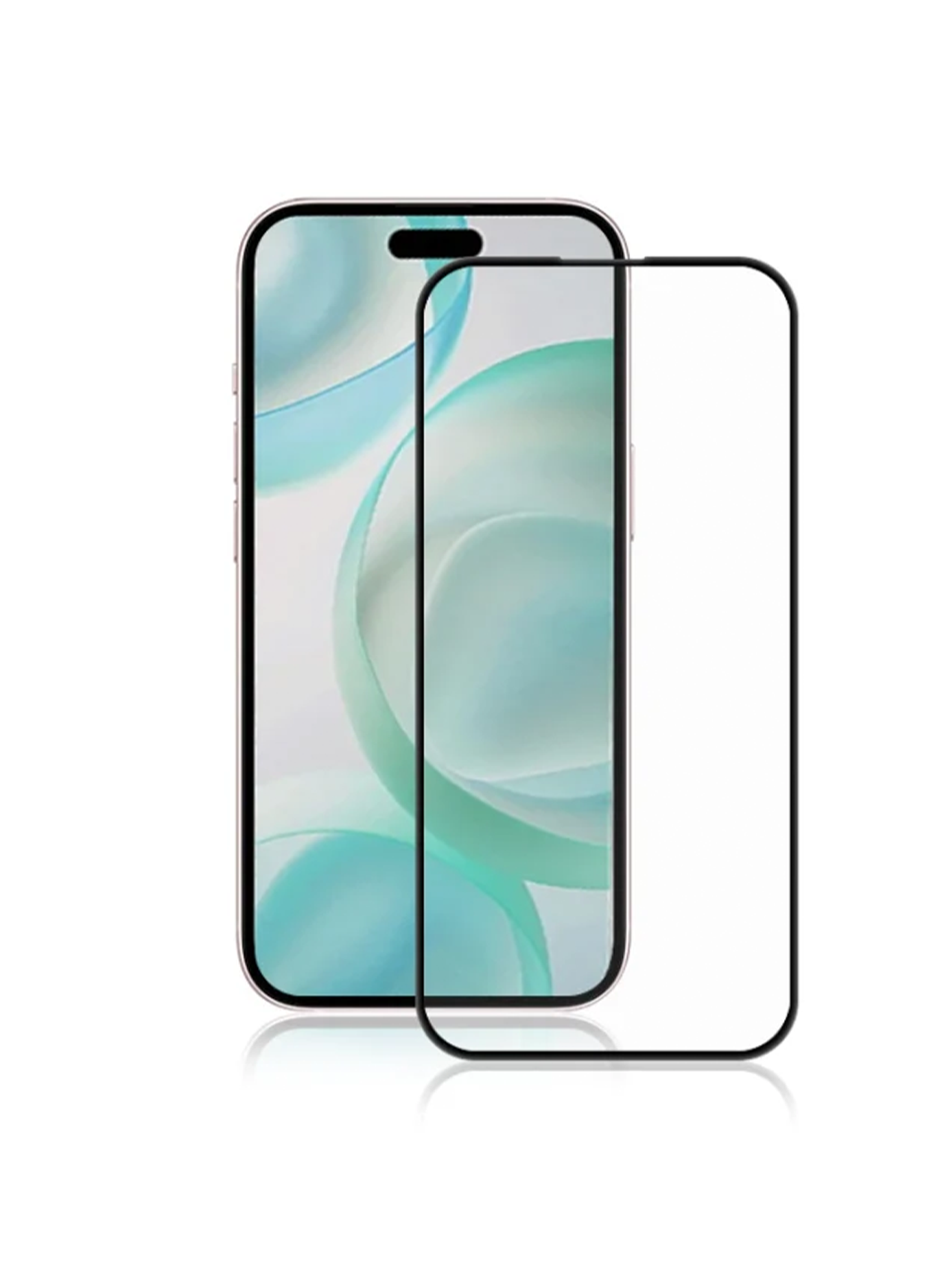 Carcasa Lamina Vidrio Para iPhone 16 Fucsia-1