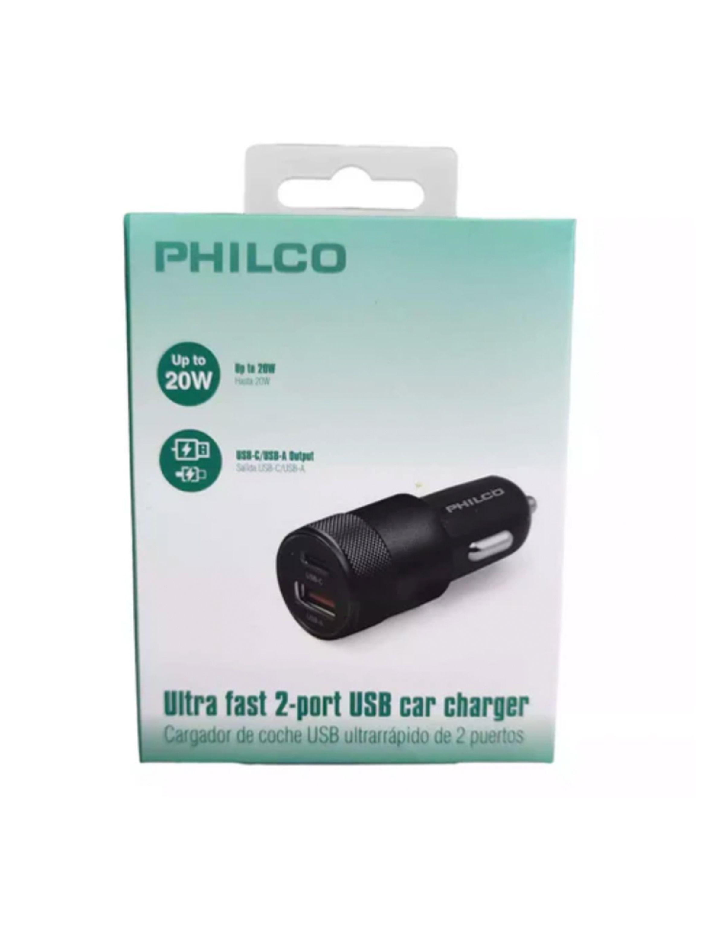 Cargador De Auto Doble USB Y Typo C Carga Rapida 20W-3