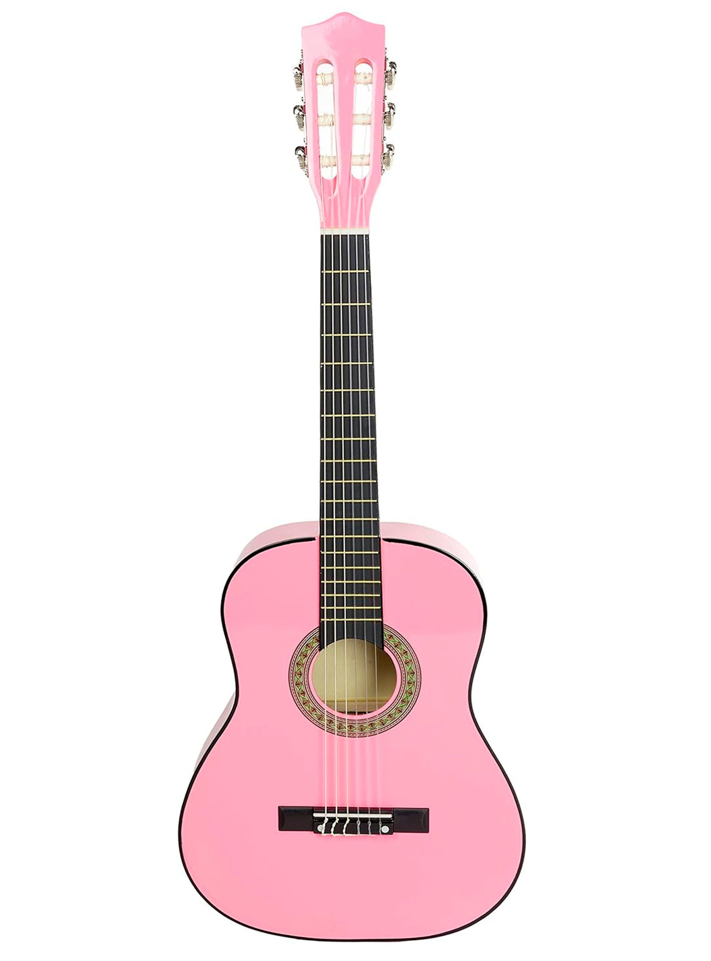 Guitarra Clasica 39 Pulgada Acabado De Madera Rosado-0