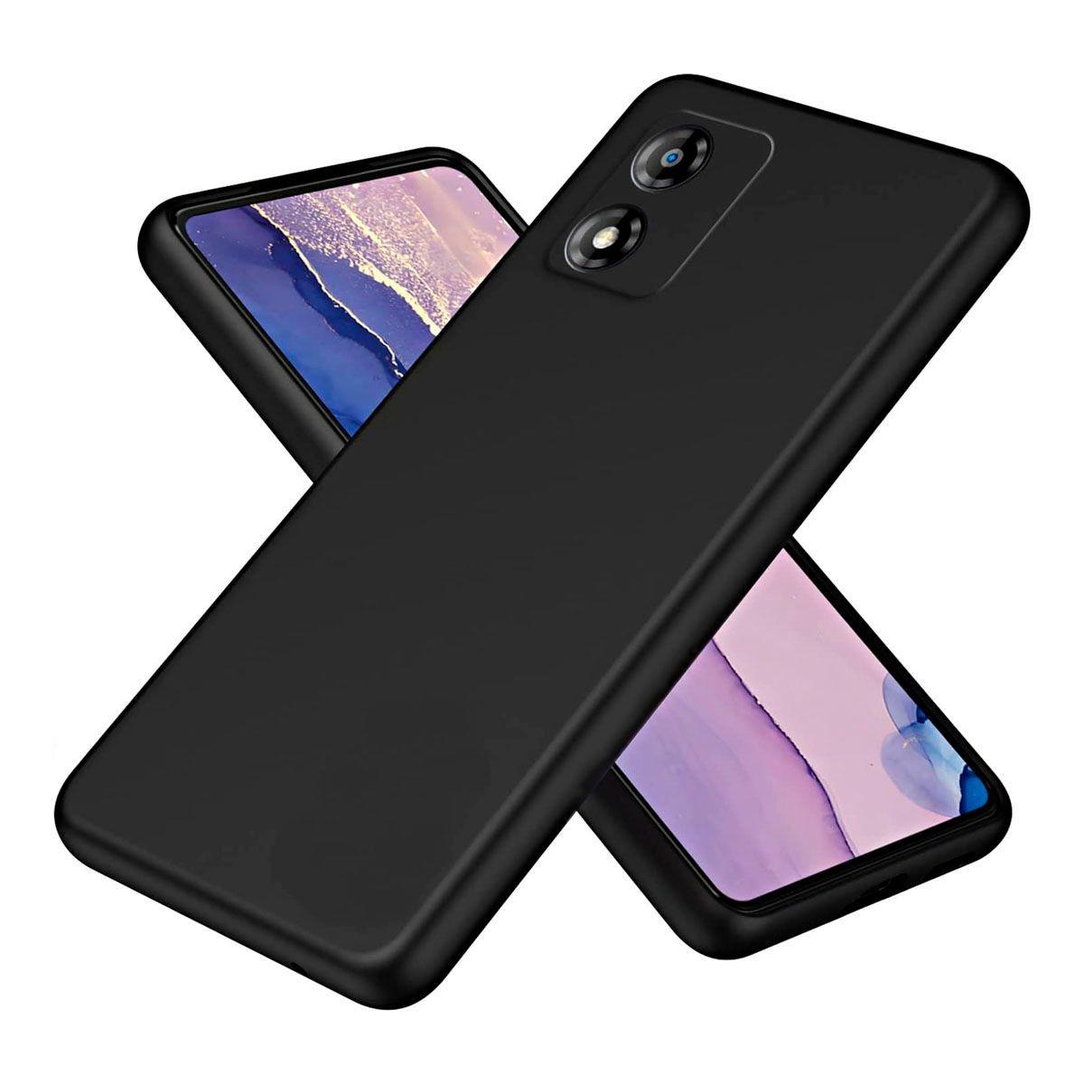 Carcasa Para Motorola Moto E13 Goma Negro-0