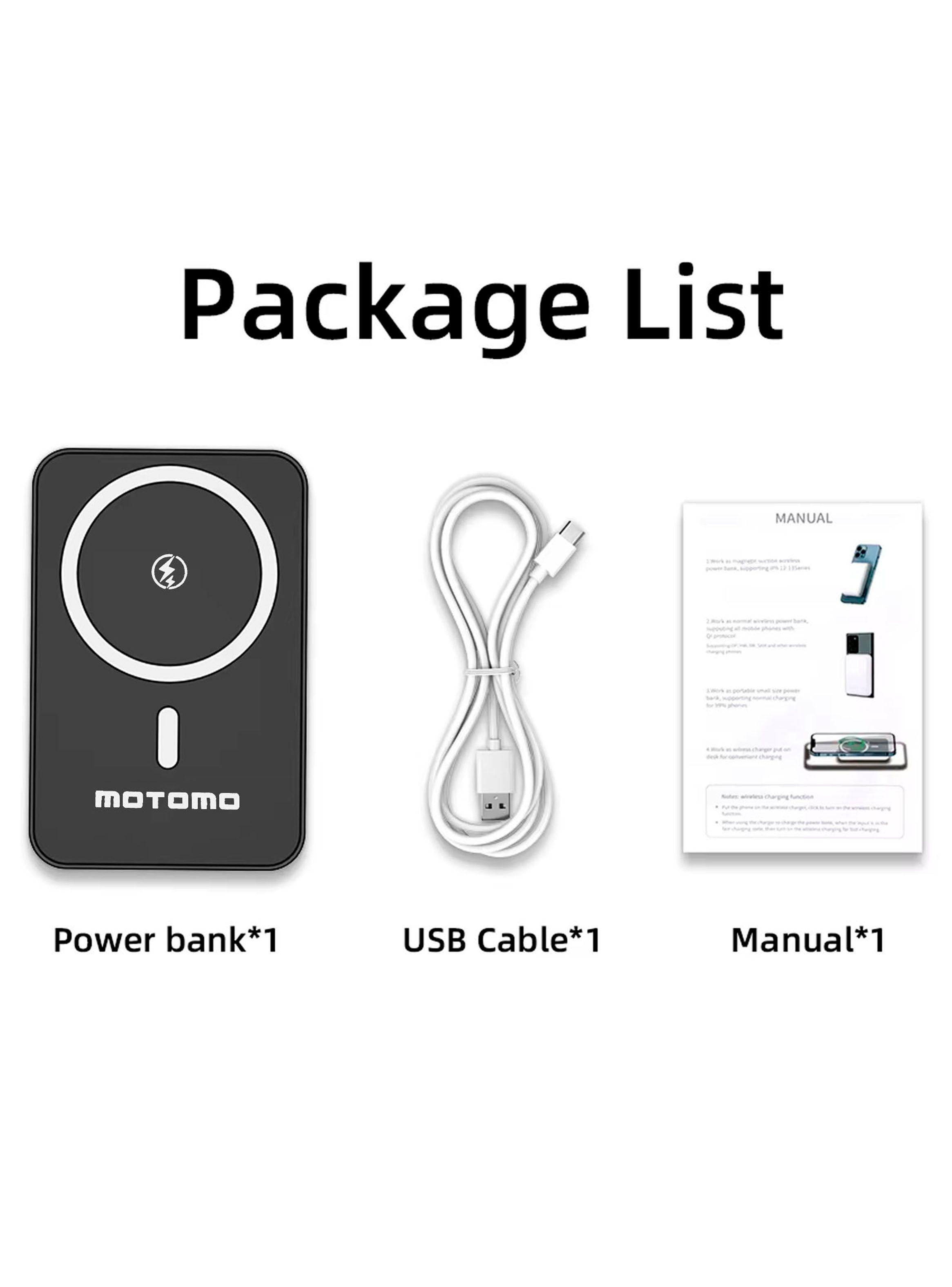 PoweBank MagSafe Compatible Con iPhone Con 10.000 Mah Lila-5