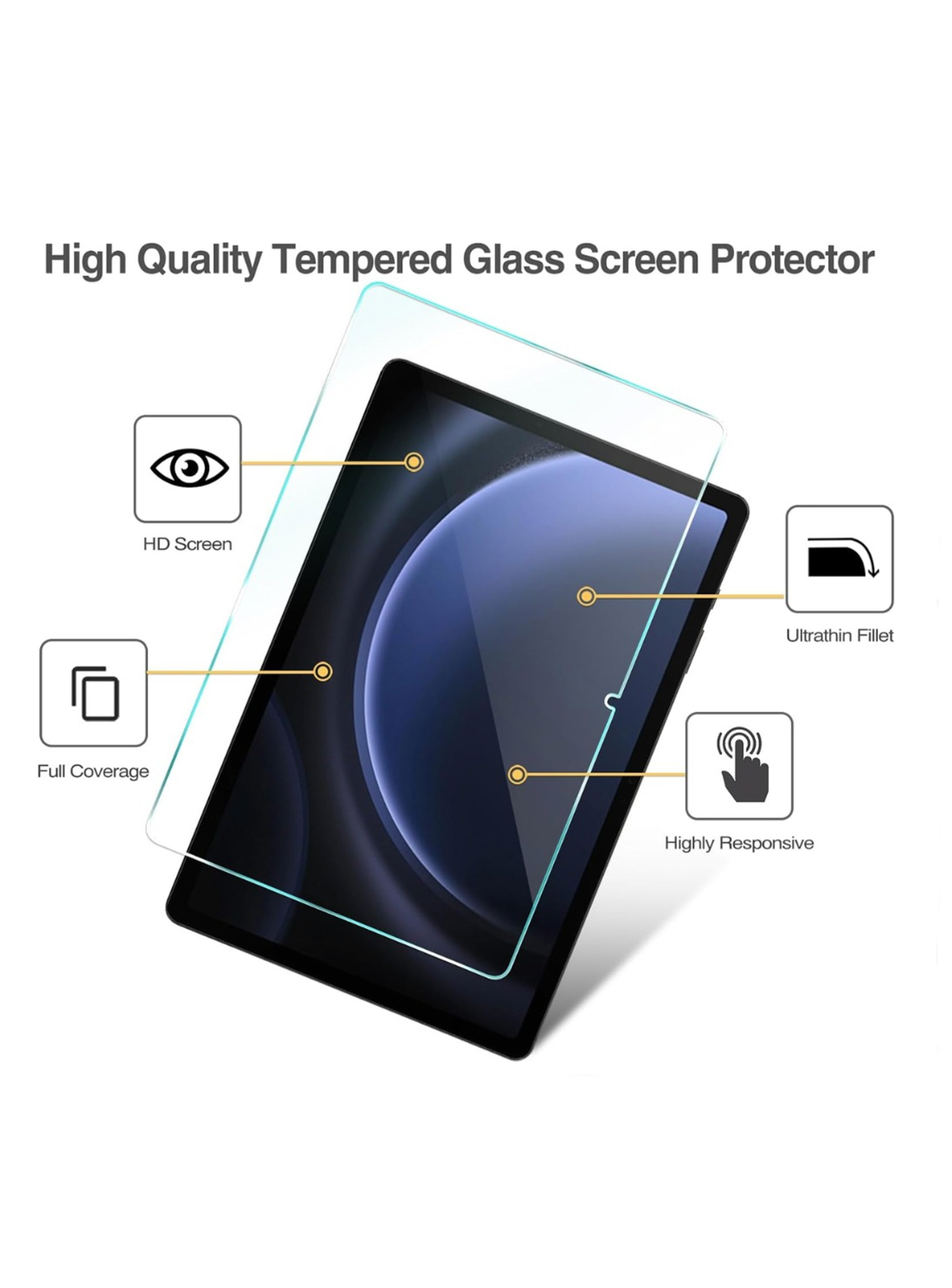 Lamina De vidrio Para Tablet Samsung S10 Lite-2