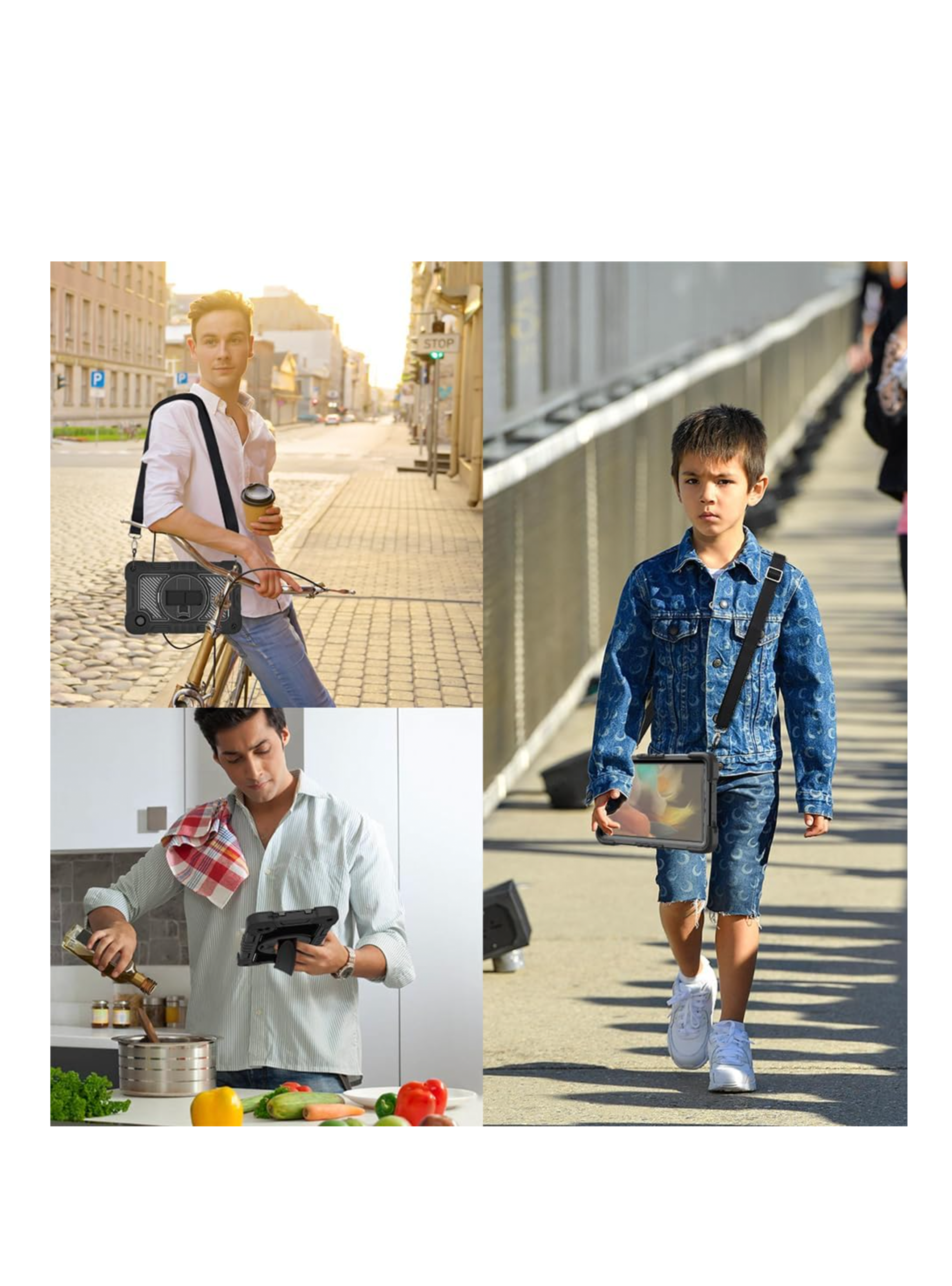 Funda Armadura 360 Lamina Vidrio Para Samsung Tab A9 8.7-2