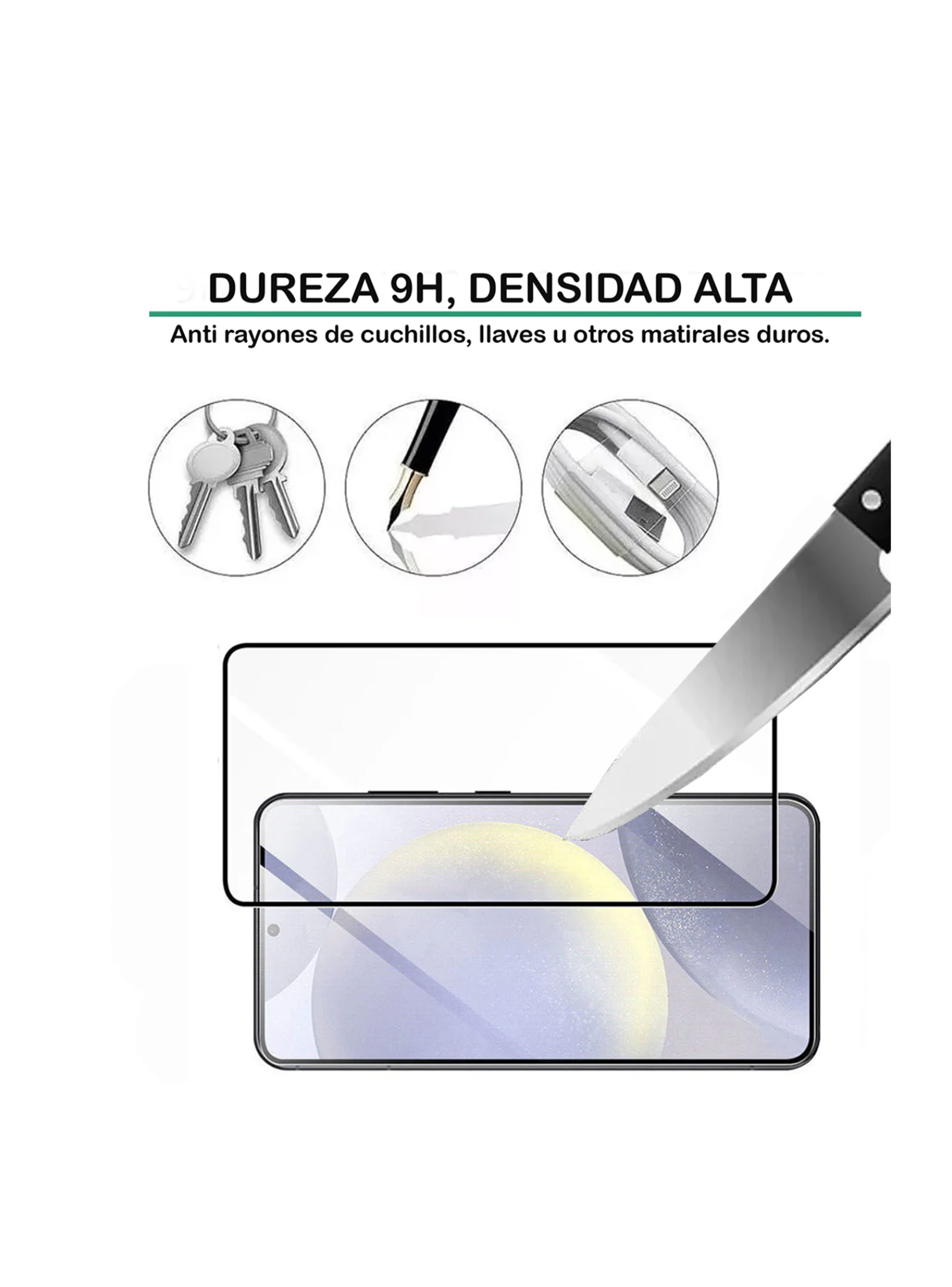 Mica de Vidrio Compatible Con Samsung S25-2