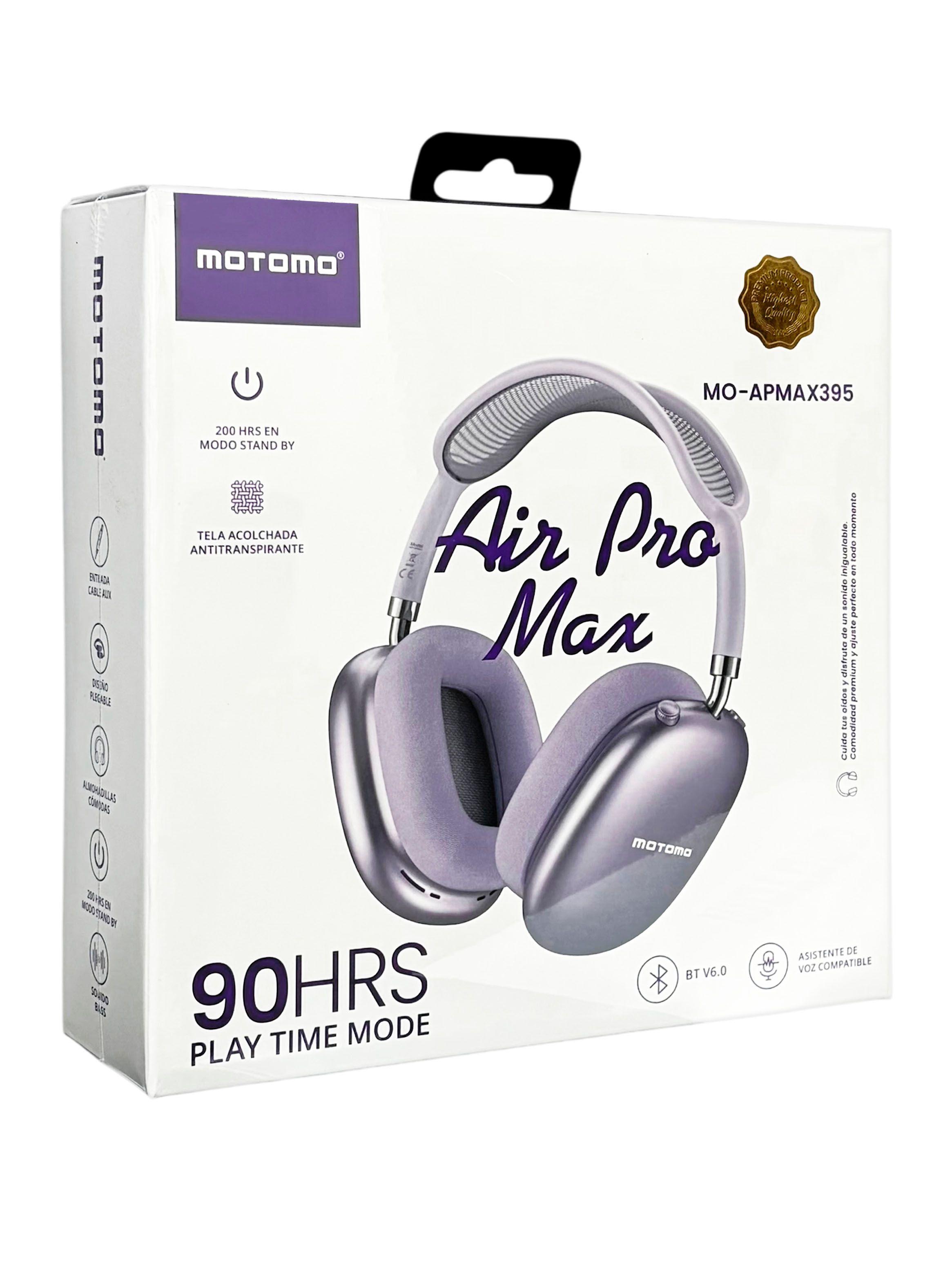 Audifono Inalambrico Bluetooth Acolchado Motomo Max395 Lila-3