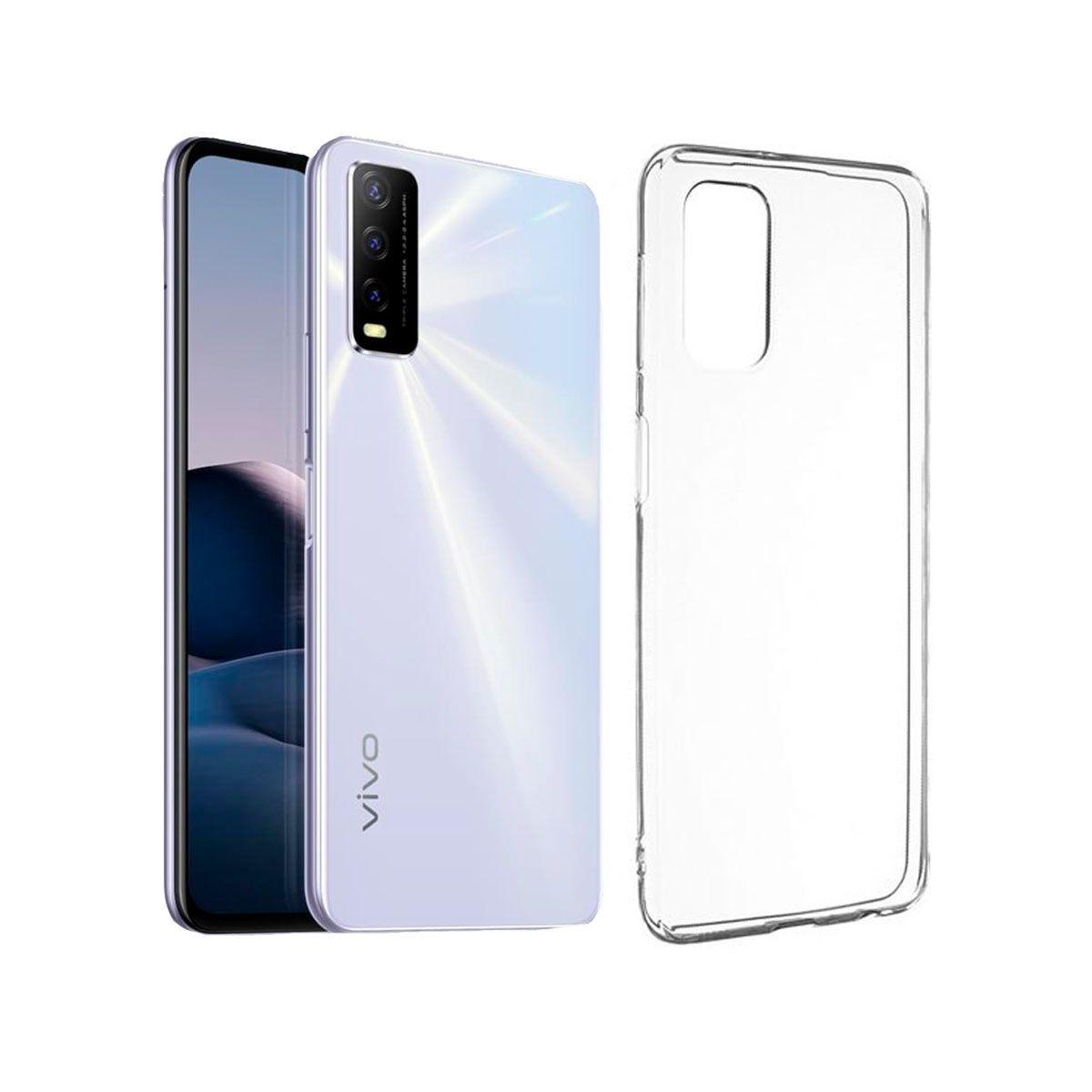 Carcasa Para Vivo Y20/Y20i/Y20S/Y12S/Y11S Transparente Liso-0