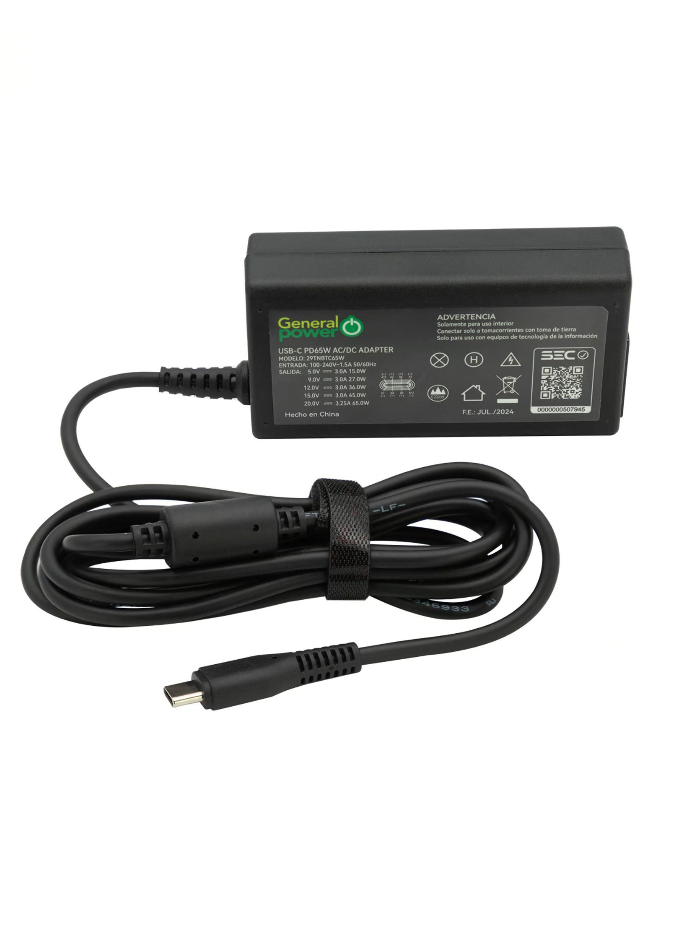 Cargador Universal Para Notebook Lenovo Mackbook Tipo C 65W-2