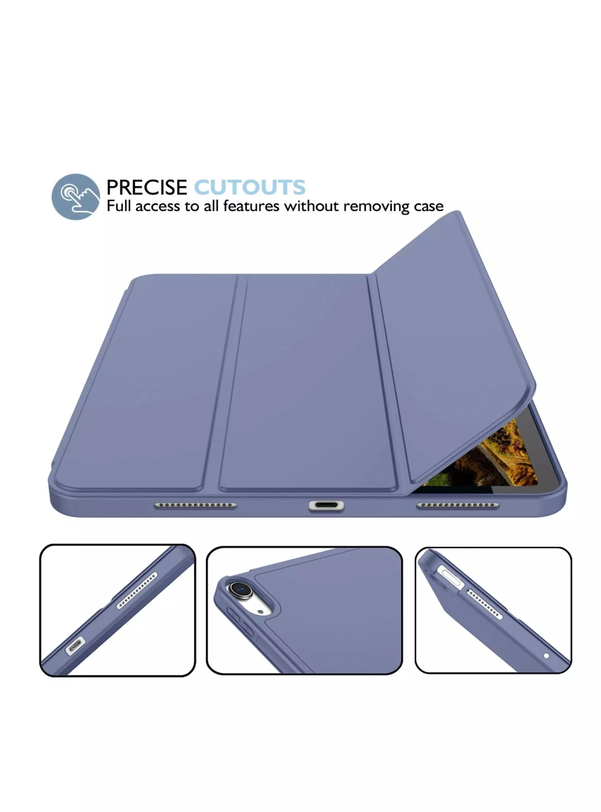 Funda Smart Cover Ranura Para iPad Air 11 M4 2026 Colores-2