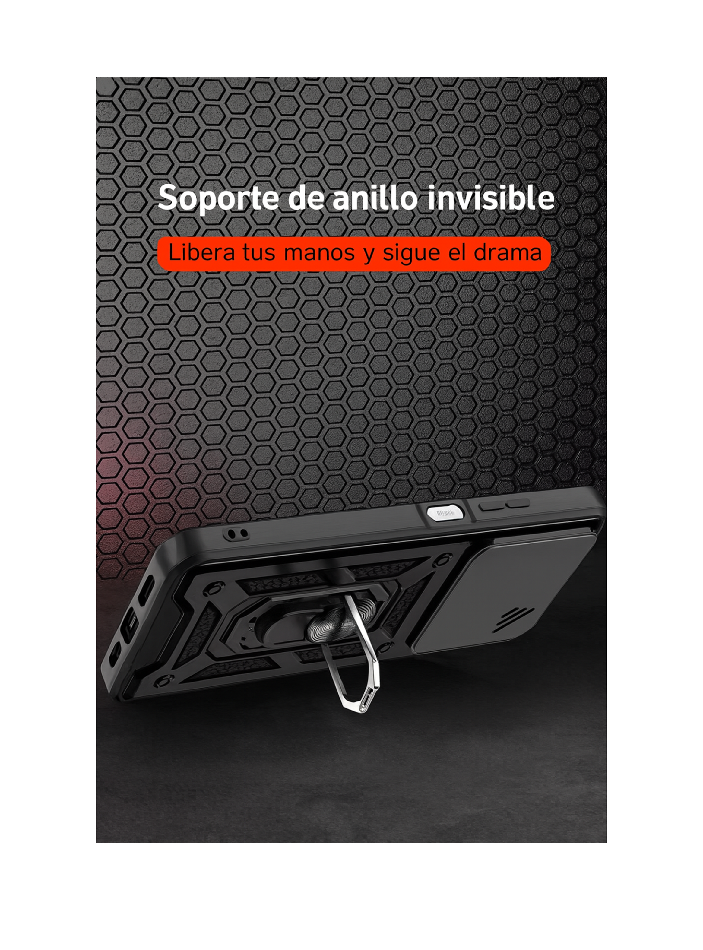 Carcasa Armadura Con Anillo Y Ventana Cam Para IPhone 17 Air-2