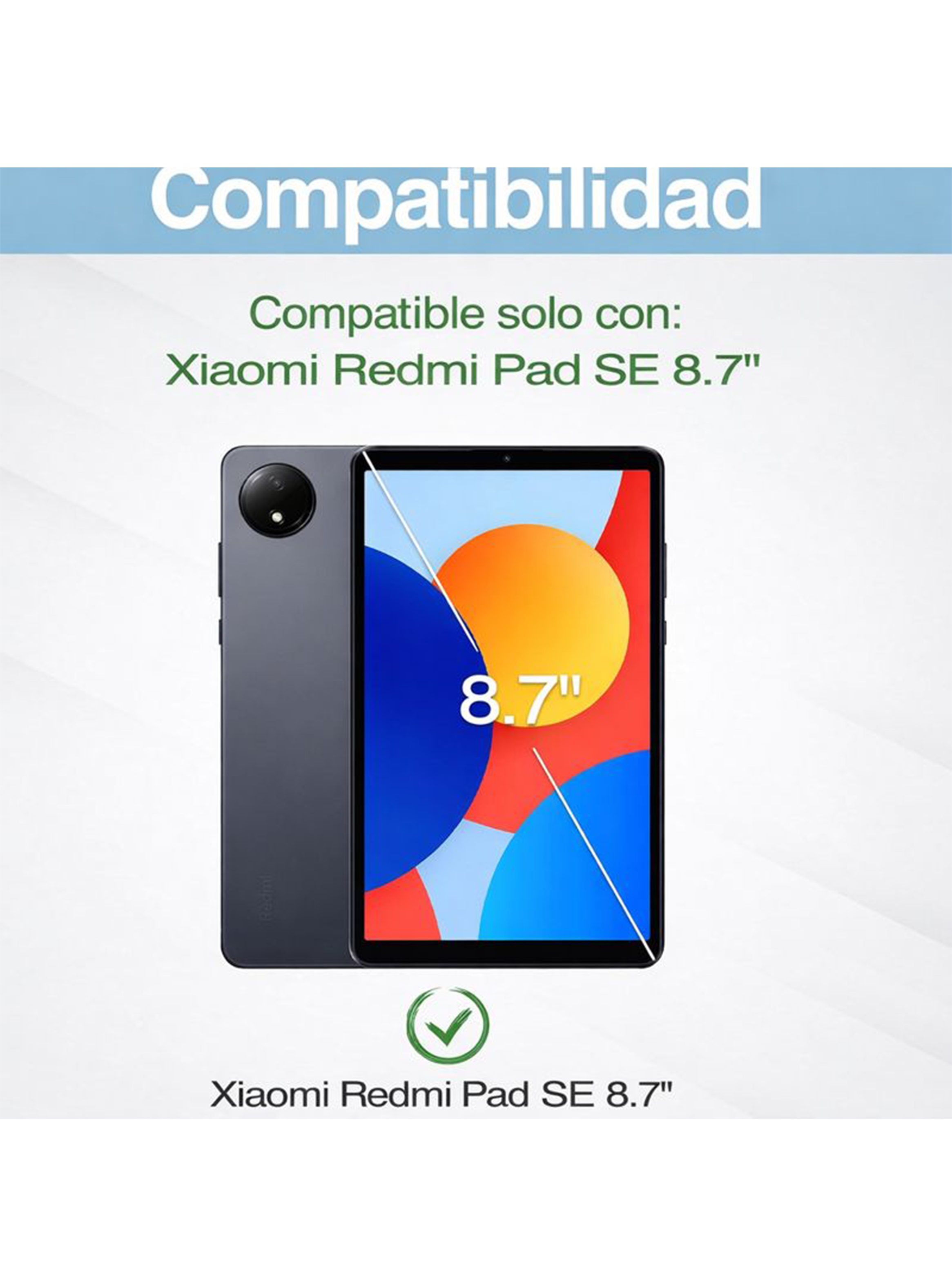 Mica Hidrogel Antihuellas Para Tab  Xiaomi Redmi Pad Se 8.7-4