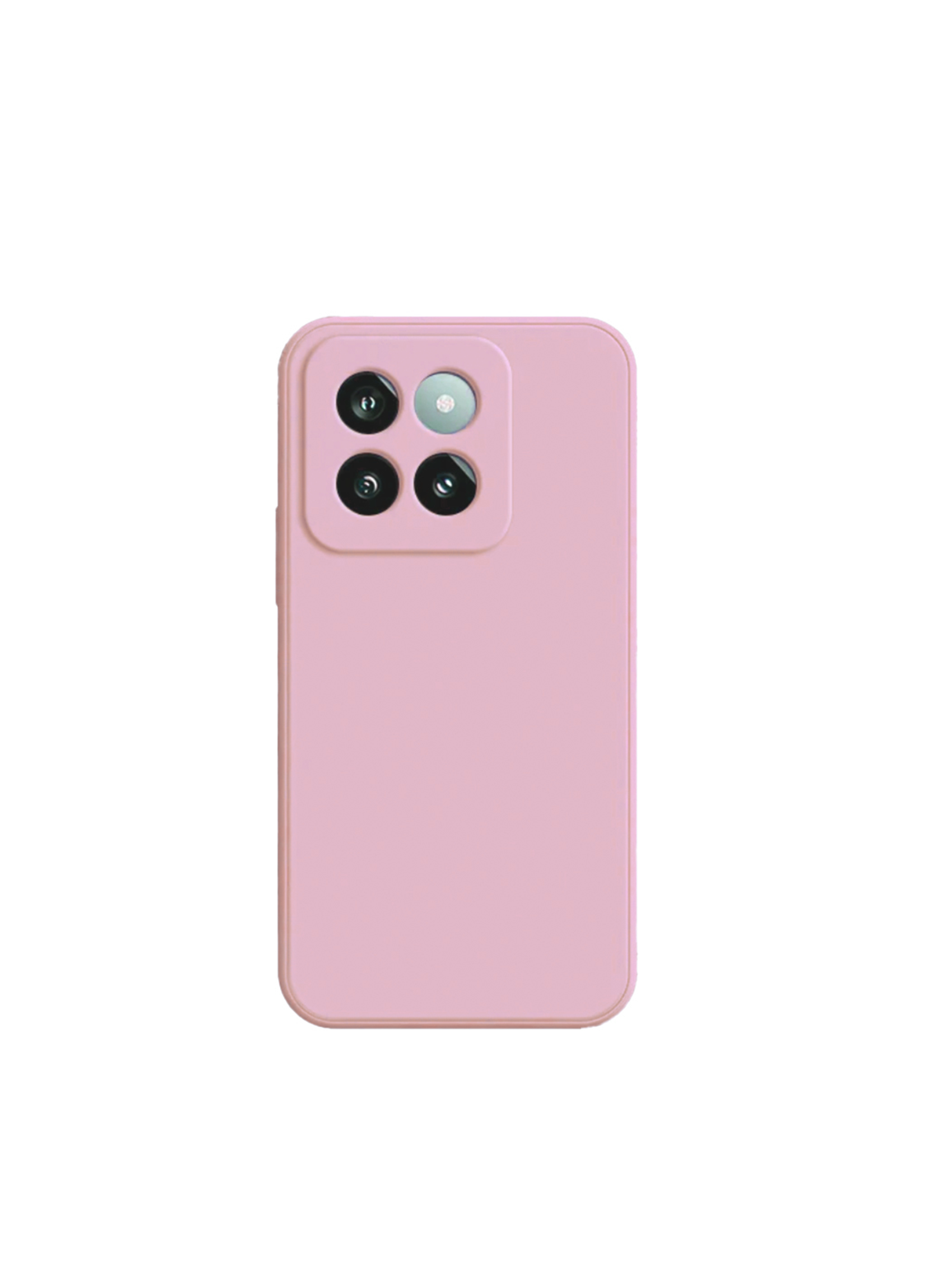 Carcasa Para Xiaomi 14 Pro Goma Rosado-0