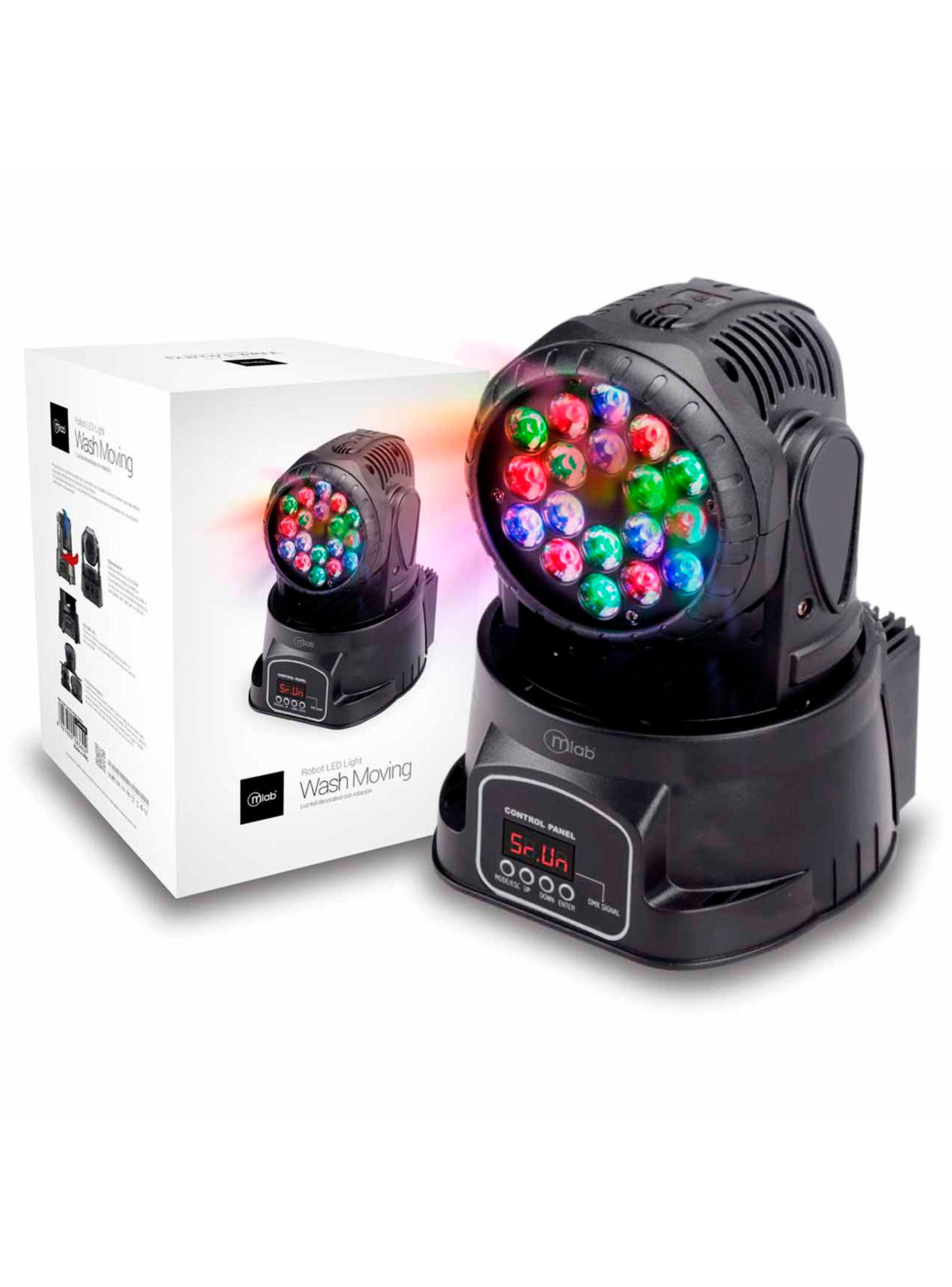 Luz Fiesta Robot LED Light RGB Wash Moving 8360-3