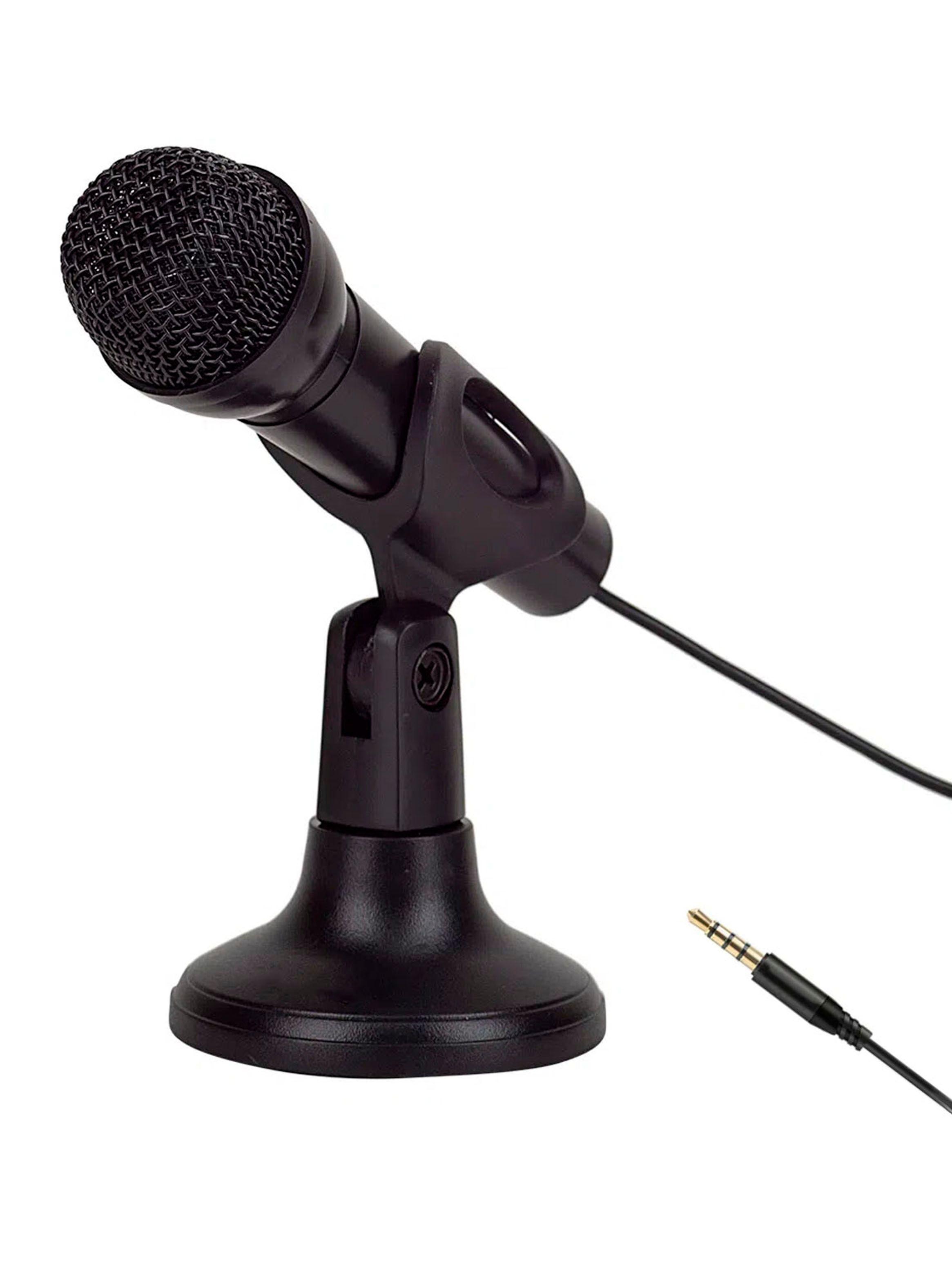 Micrófono Para PC Boccini Con Soporte TC6151 Negro-0