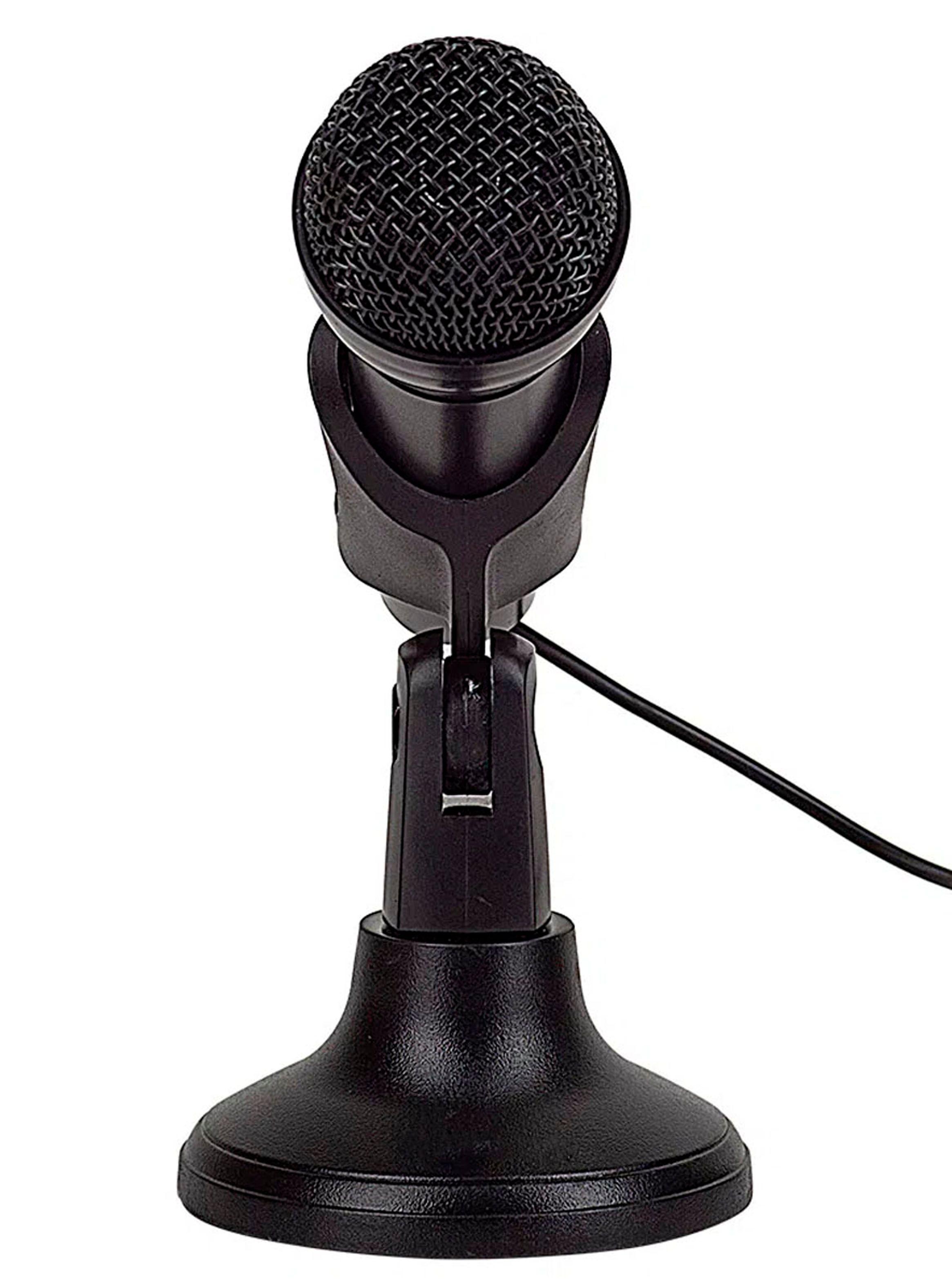 Micrófono Para PC Boccini Con Soporte TC6151 Negro-1