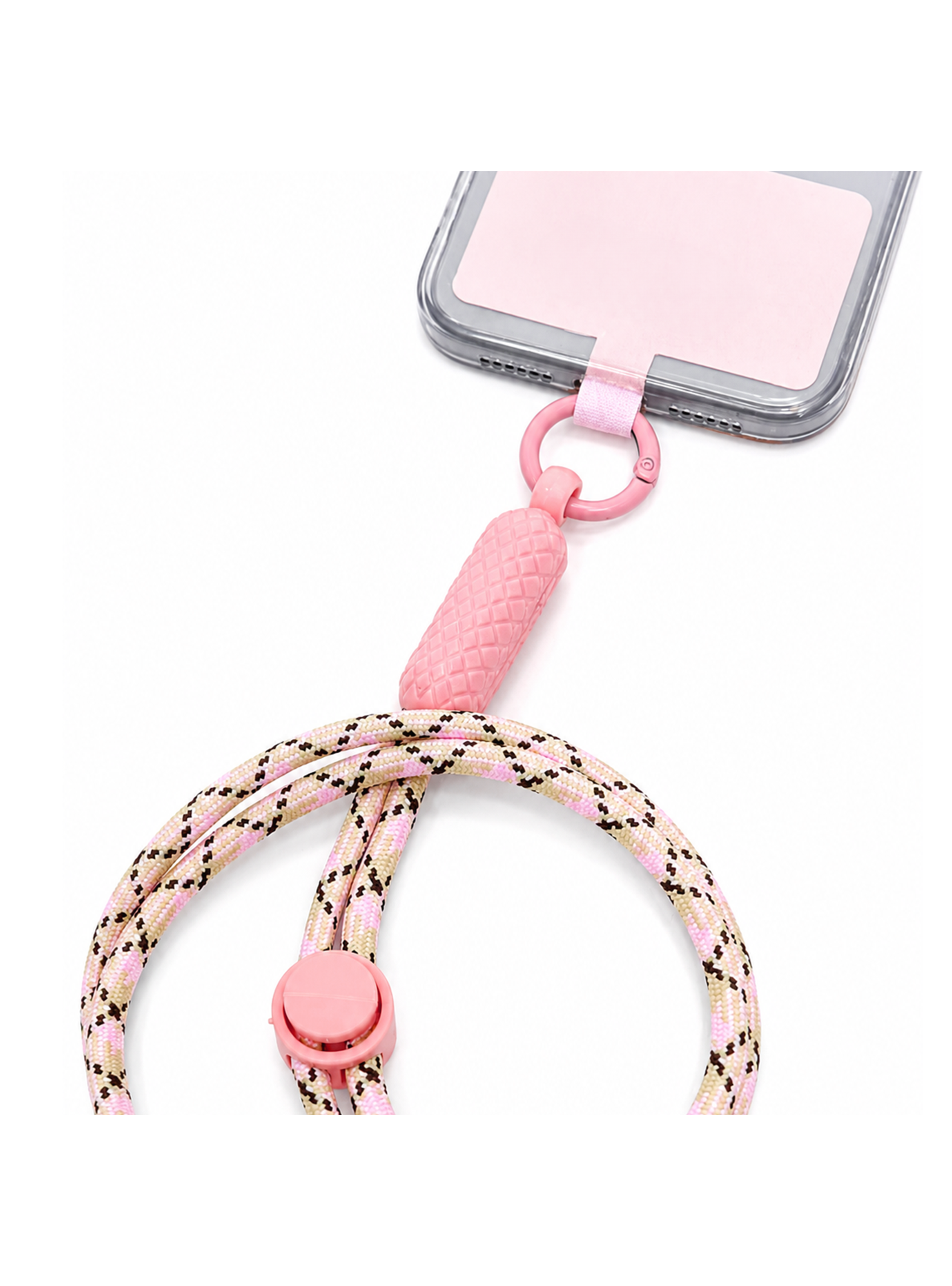 Strap Colgante Ajustable Para Carcasa Celular Rosado-2
