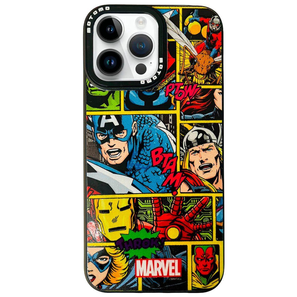 Carcasa Para iPhone 14 Diseño Marvel Los Vengadores-0