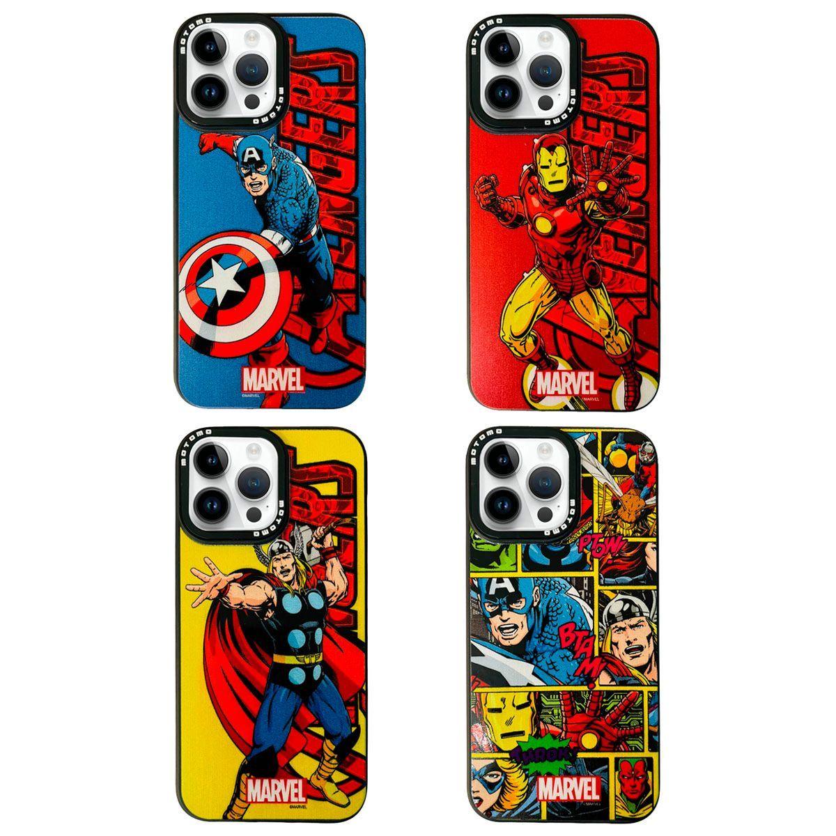 Carcasa Para iPhone 14 Diseño Marvel Los Vengadores-1