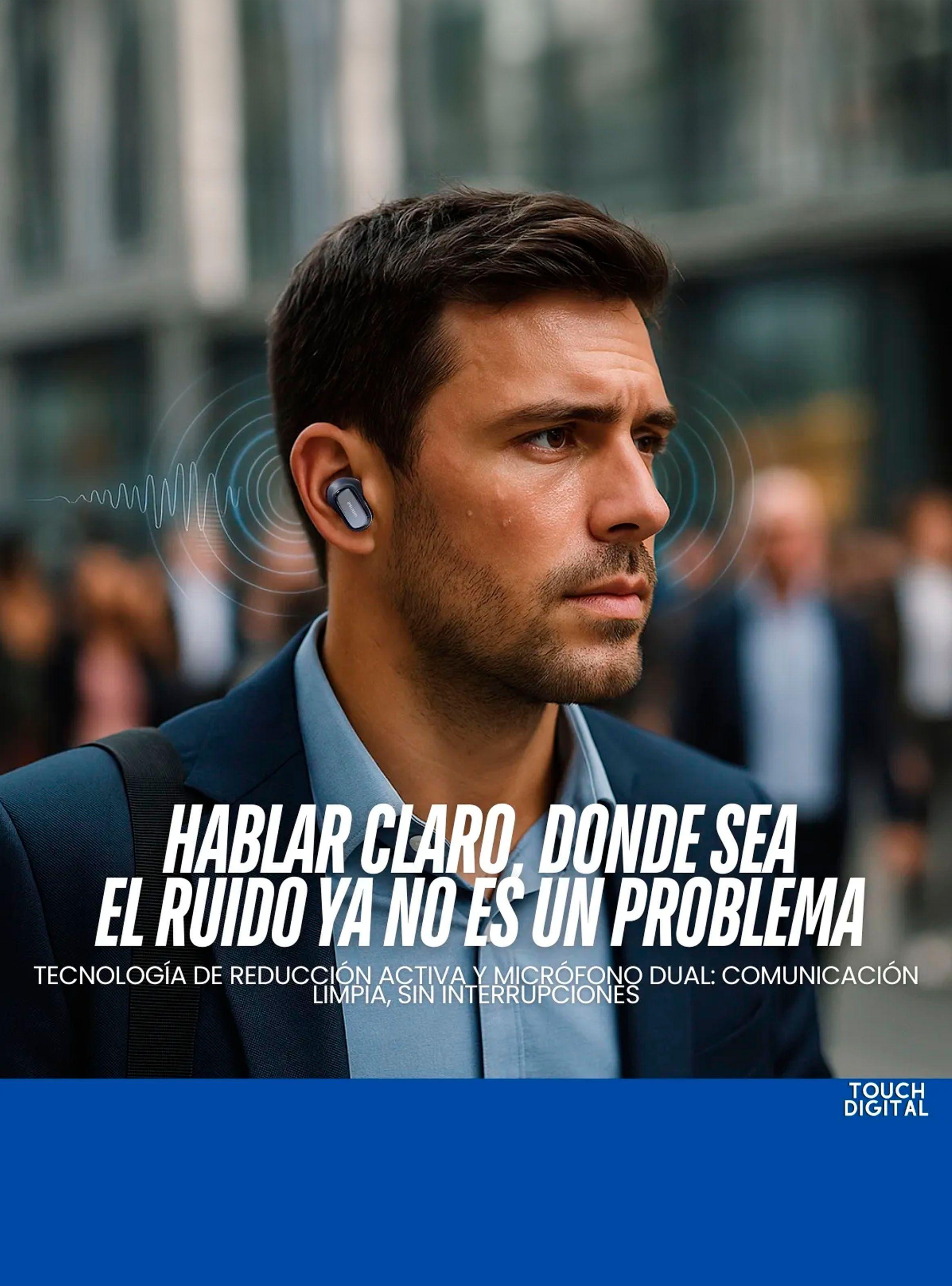 Audifonos Inalambricos Bluetooth Philips TAT2569 ANC Azul-4