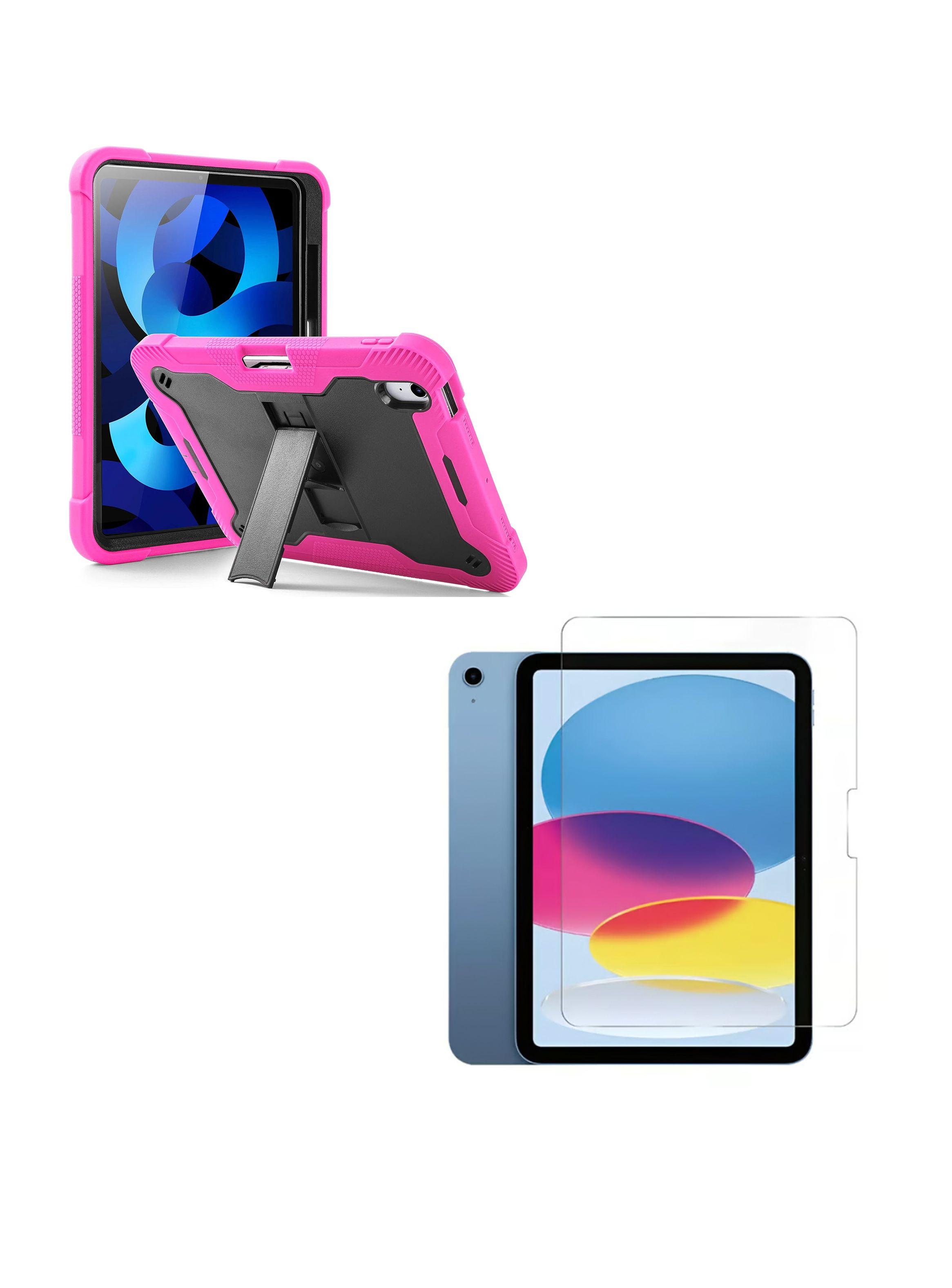 Funda Antigolpe 360 Para IPad 10.9 Decima Gene Lamina Vidrio-0
