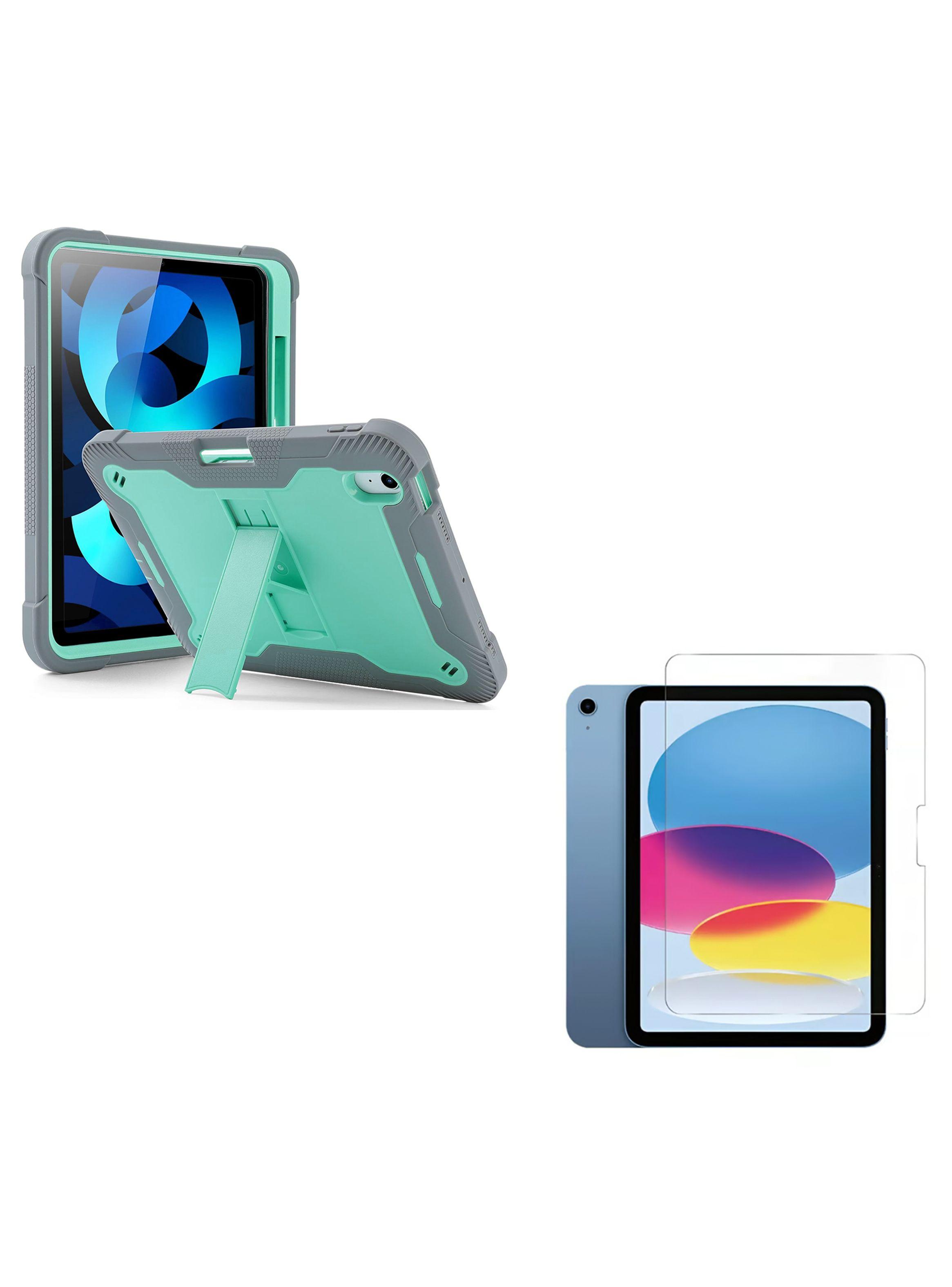 Funda Antigolpe 360 Para IPad 10.9 Decima Gene Lamina Vidrio-0