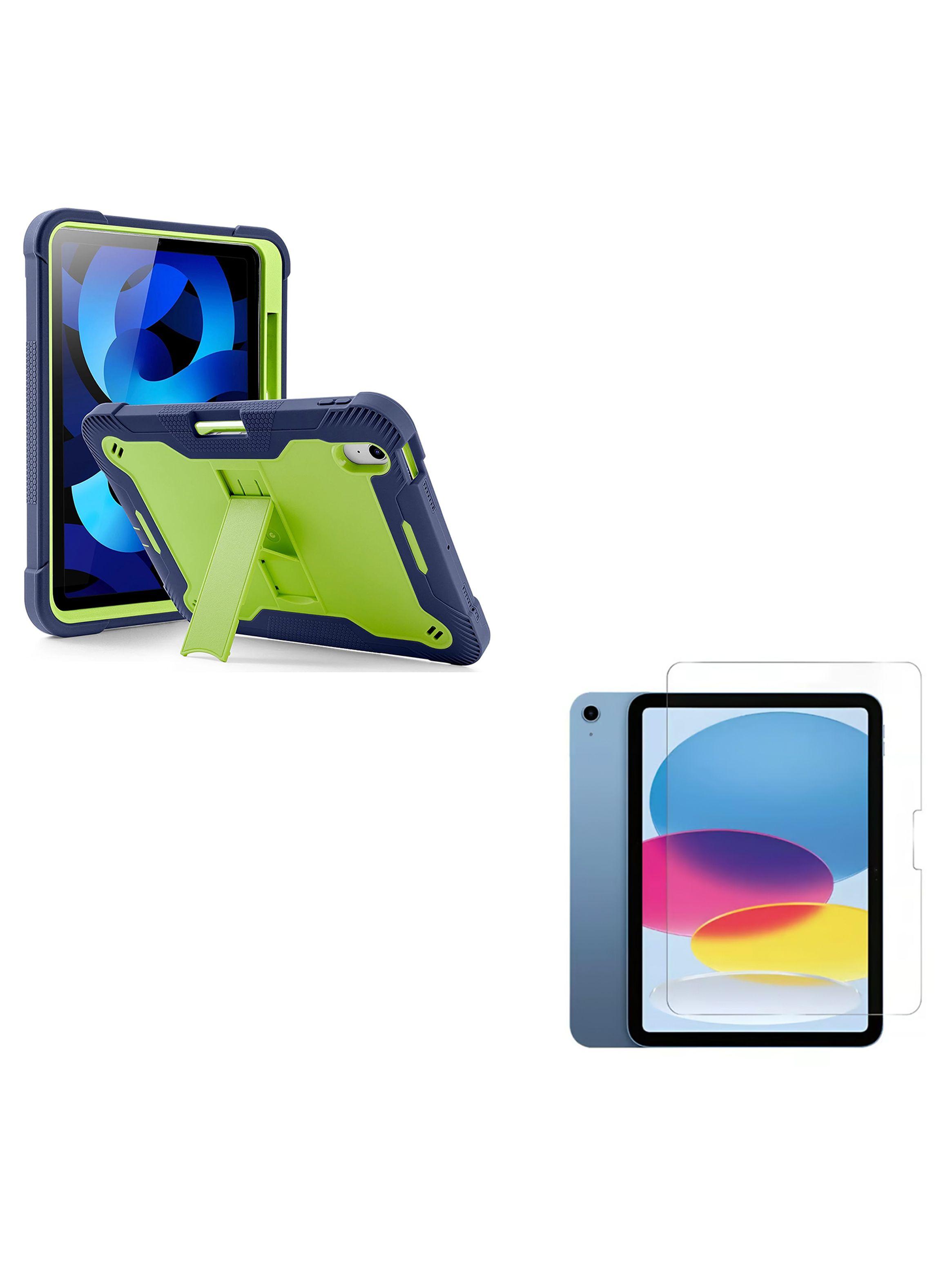 Funda Antigolpe 360 Para IPad 10.9 Decima Gene Lamina Vidrio-0