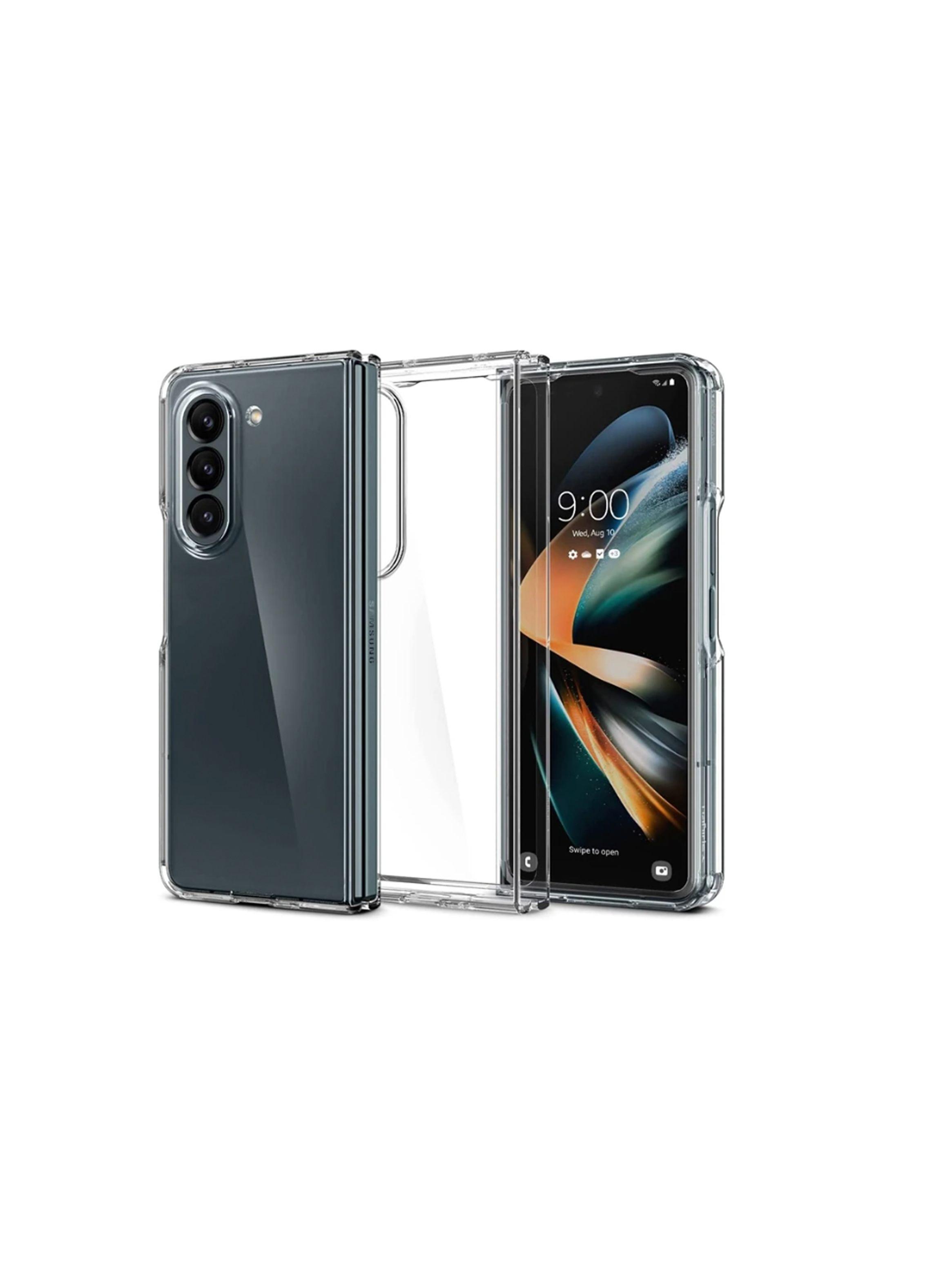 Carcasa Anti golpes Para Samsung Z Fold5 Transparente-3