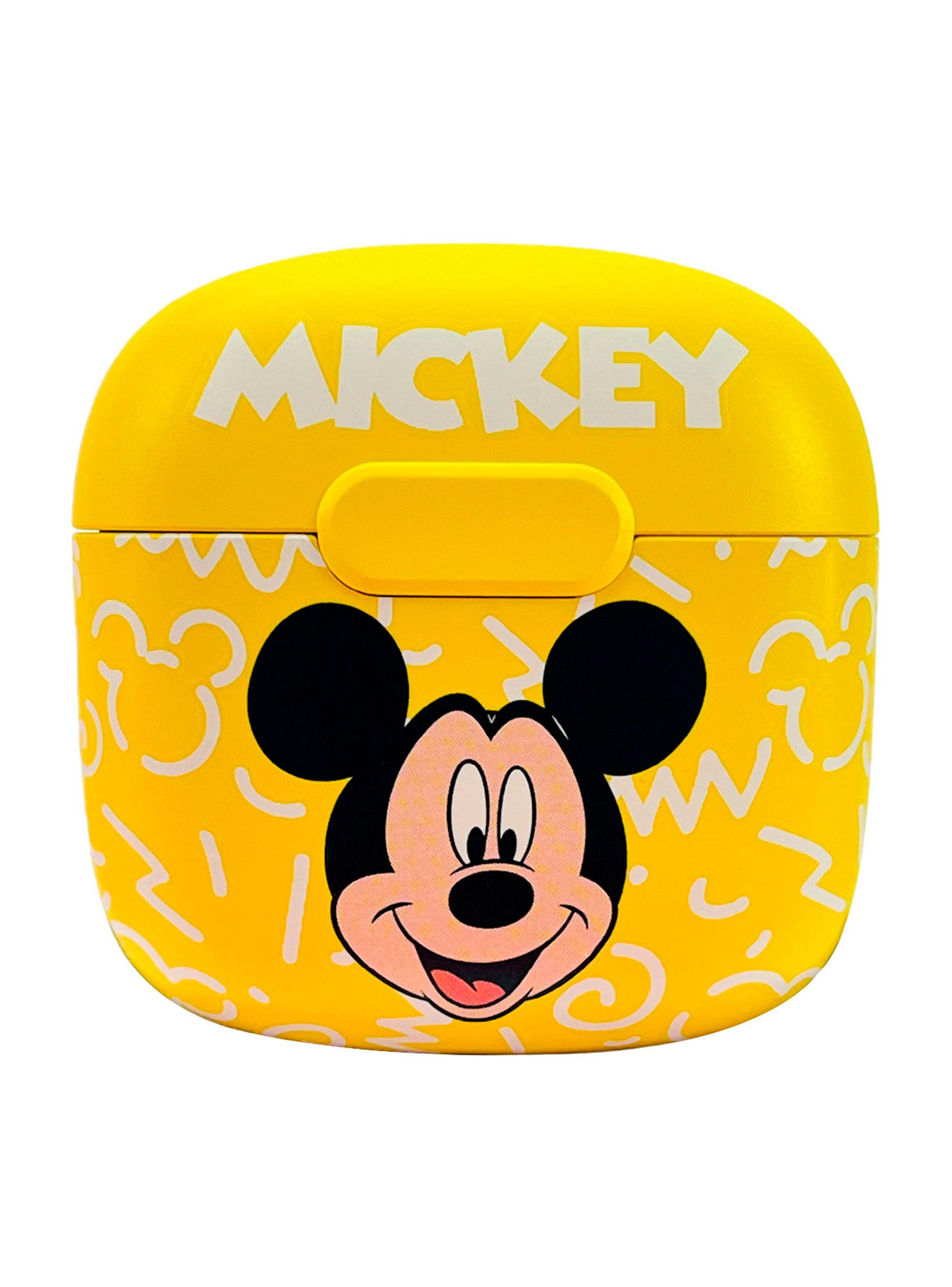 Audifono Inalámbrico Bluetooth Diseño Disney Mickey Amarillo-1