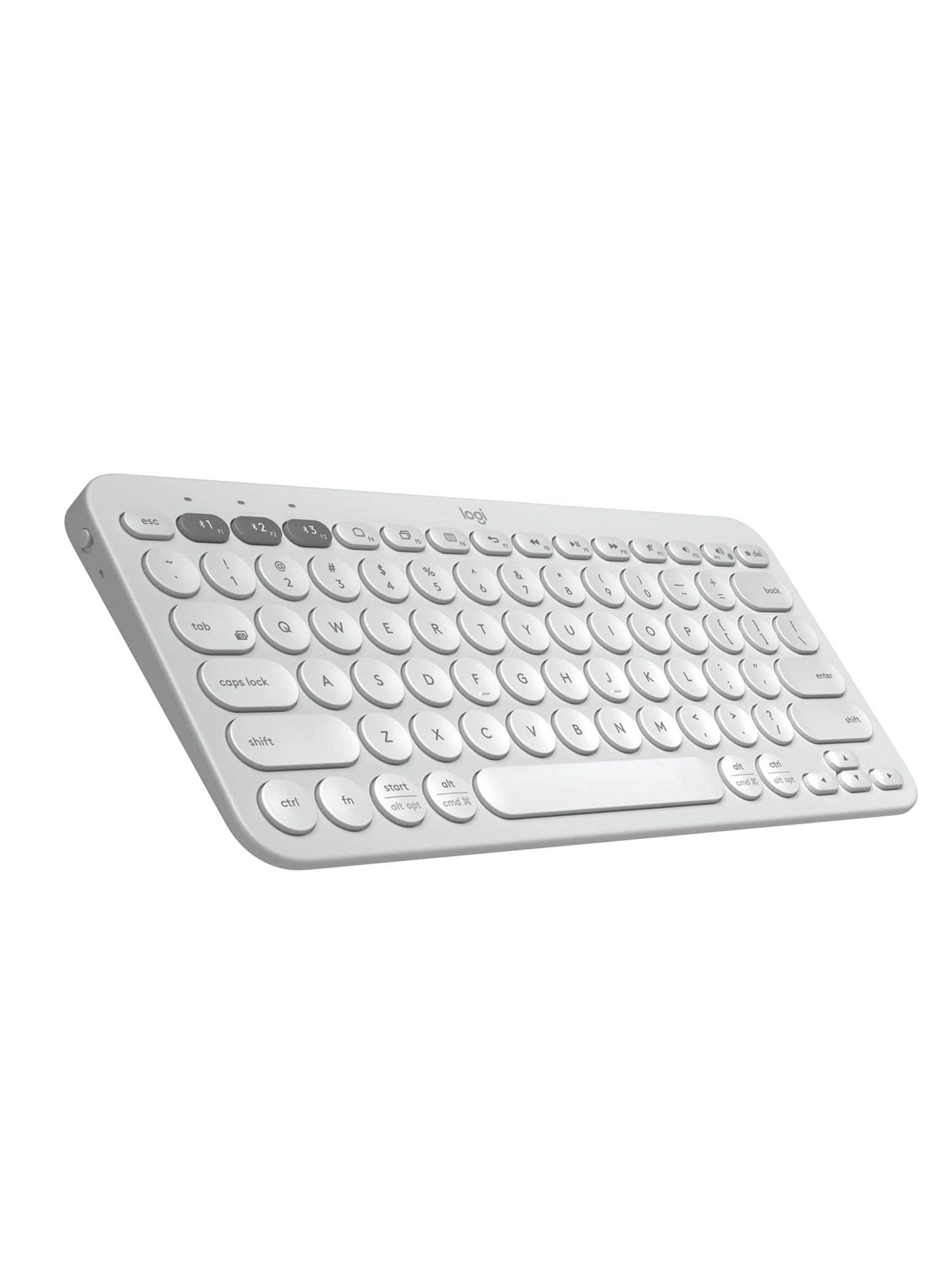Teclado Logitech Bluetooth Multi-Device K380 Blanco-1