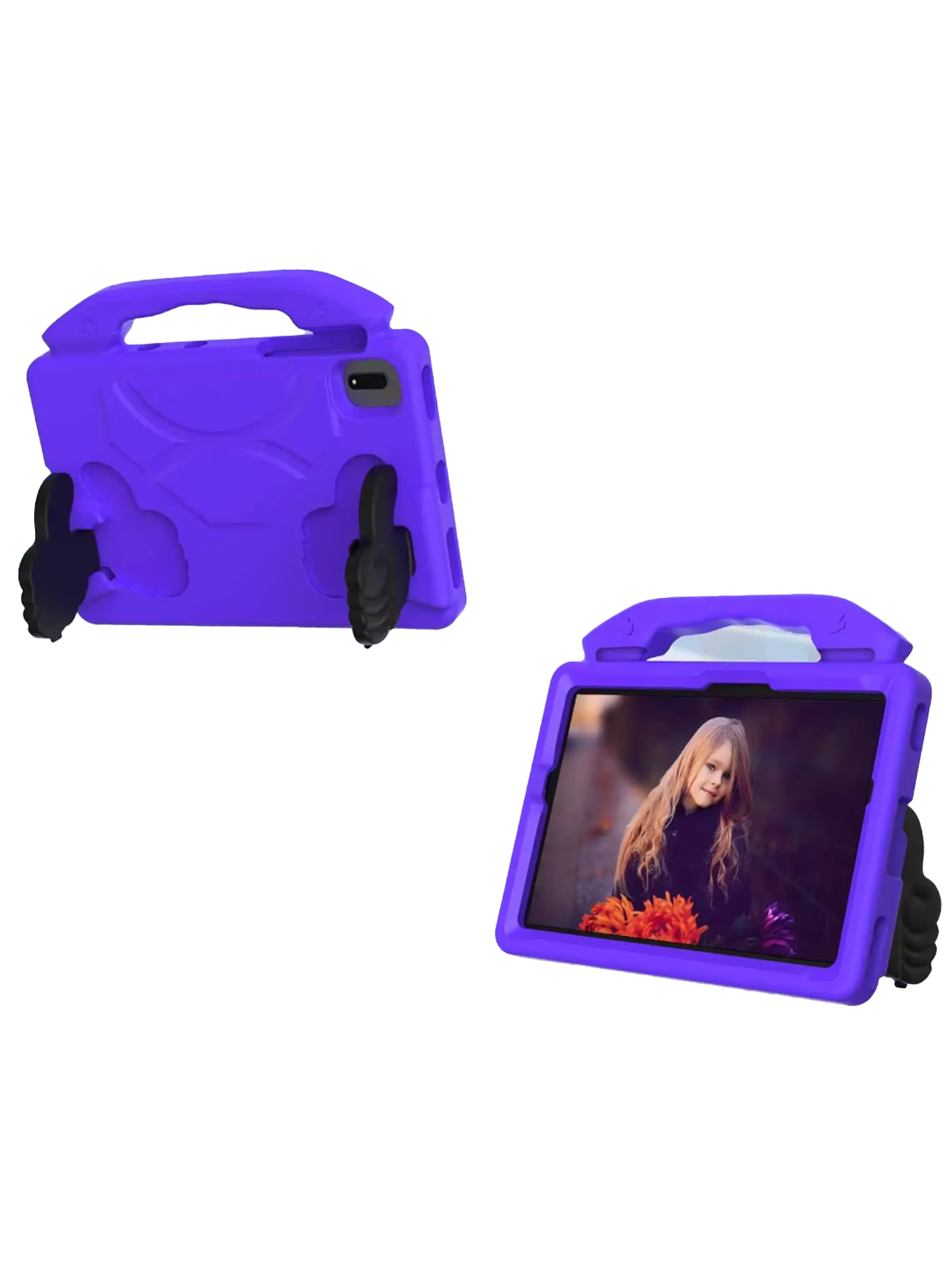 Carcasa Niño Antigolpe Para Tablet Samsung S10 Lite Negro-3