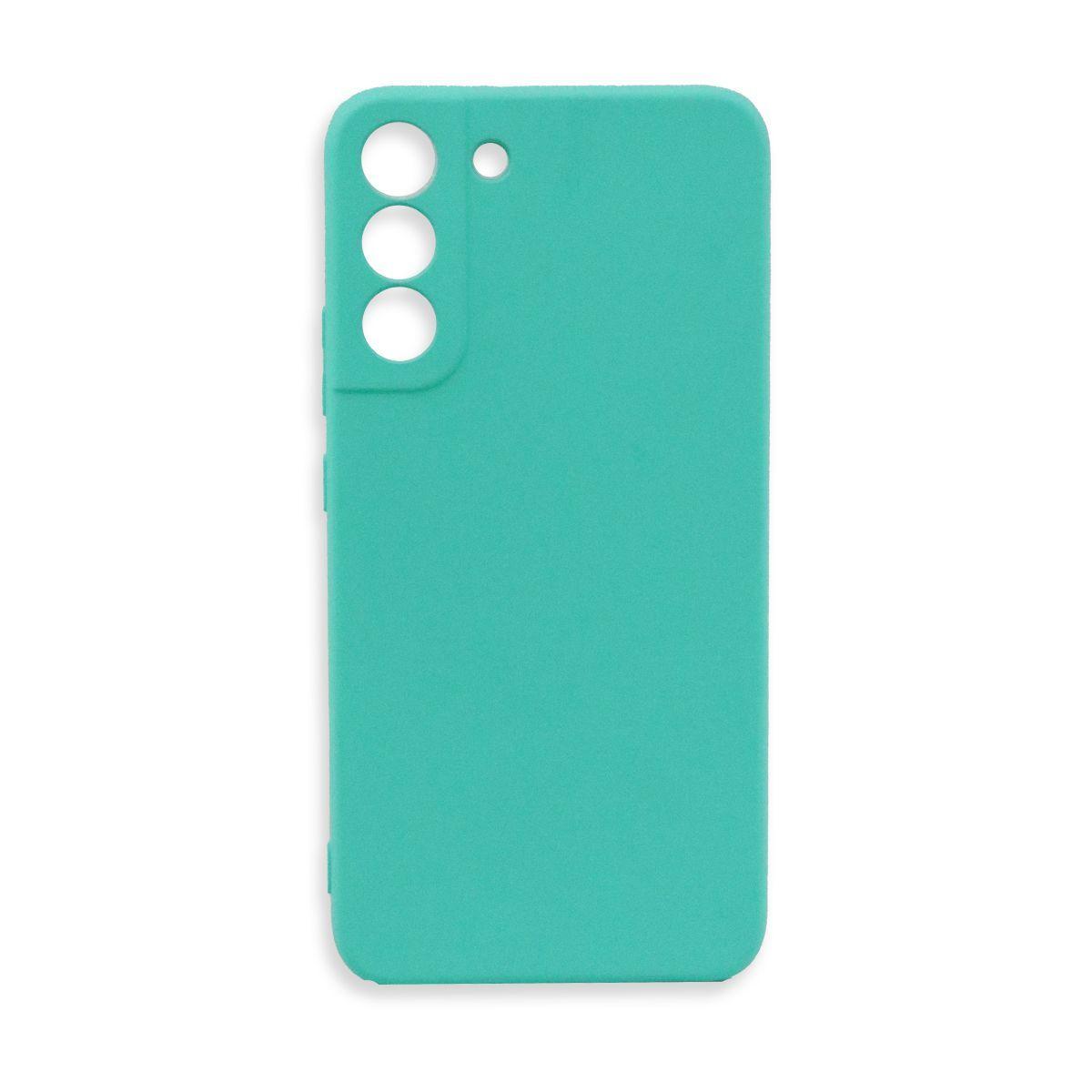 Carcasa Para Samsung S22 Plus Goma Turquesa-0