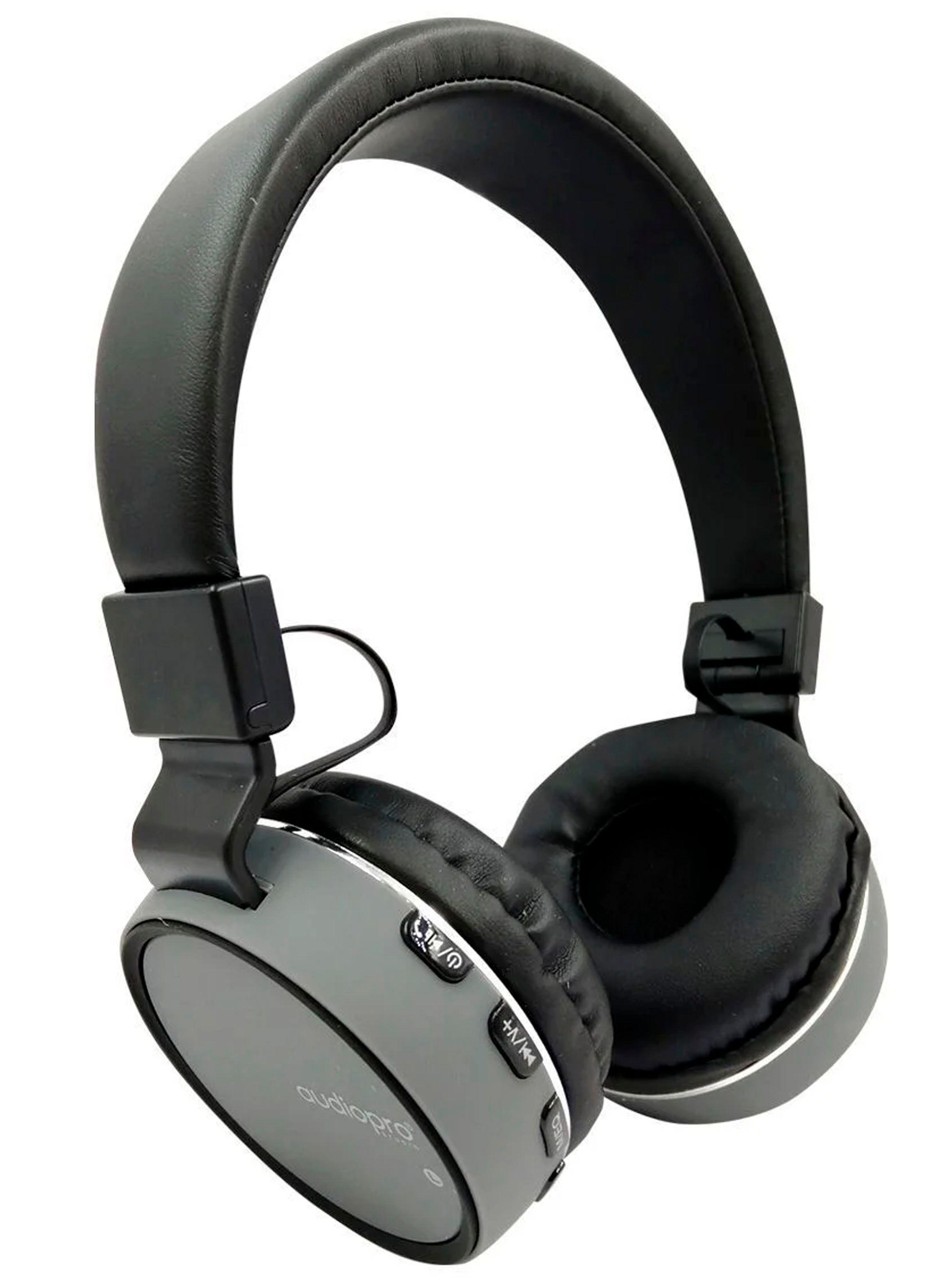 Audífonos Inalámbricos Bluetooth Deportivo Radio FM Negro-0