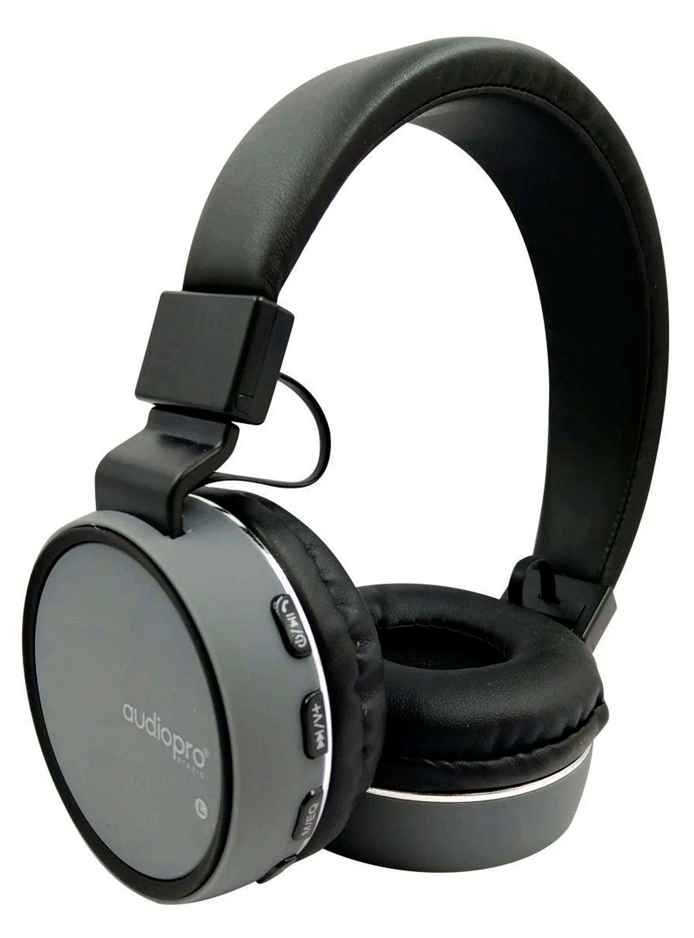 Audífonos Inalámbricos Bluetooth Deportivo Radio FM Negro-1