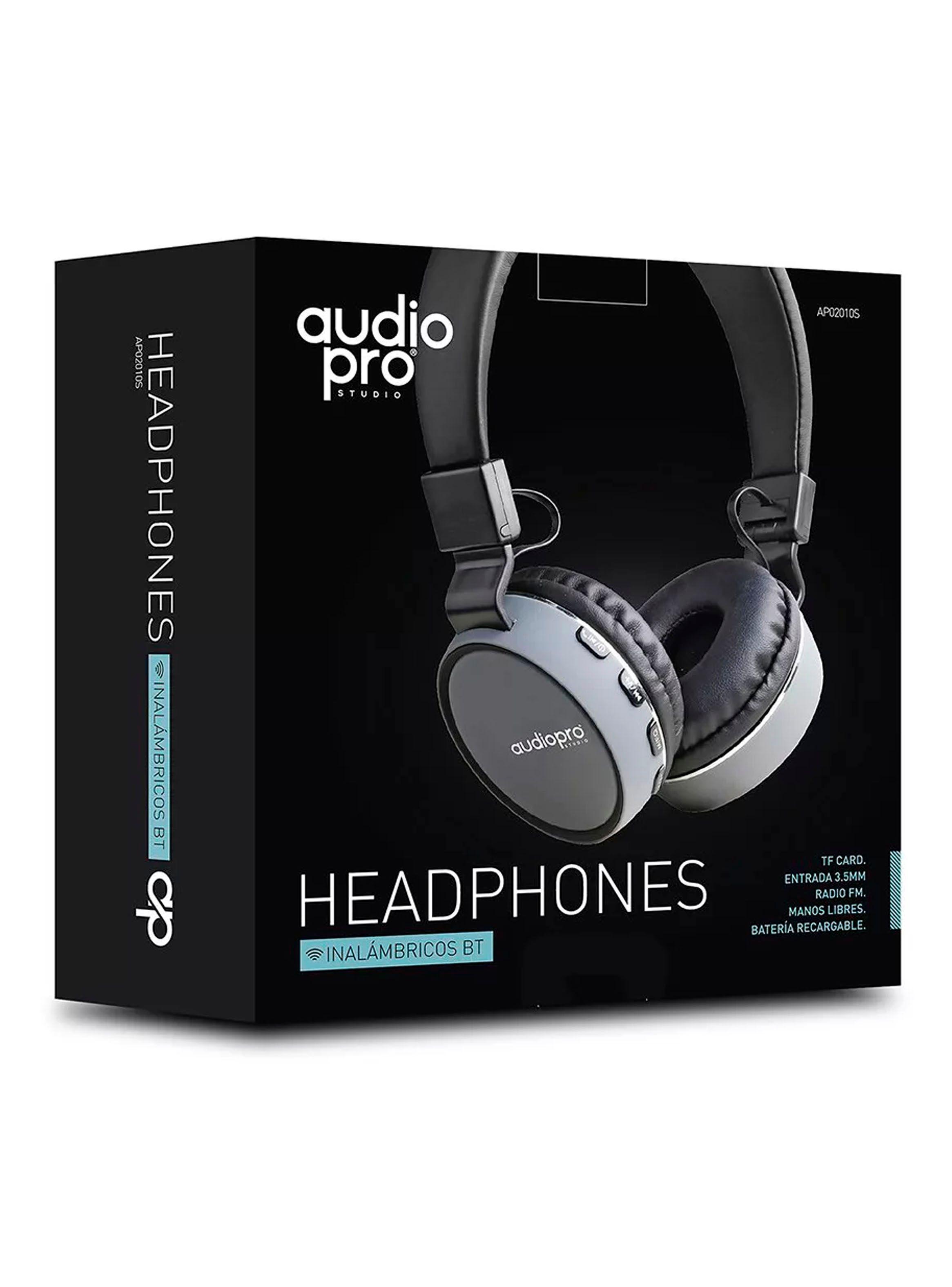 Audífonos Inalámbricos Bluetooth Deportivo Radio FM Negro-3