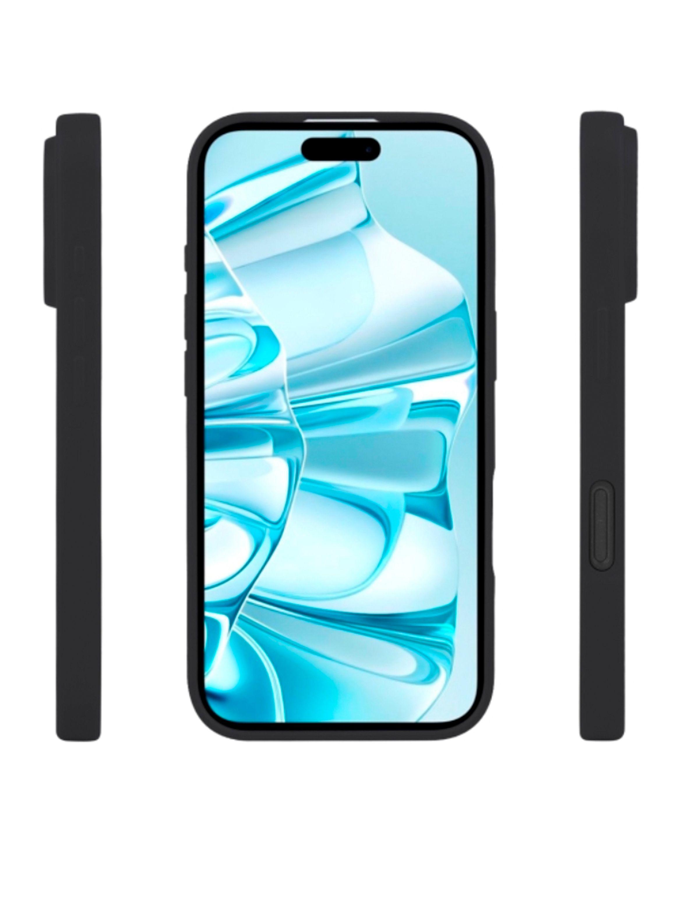 Carcasa Para IPhone 16 Pro Goma Verde Claro-2