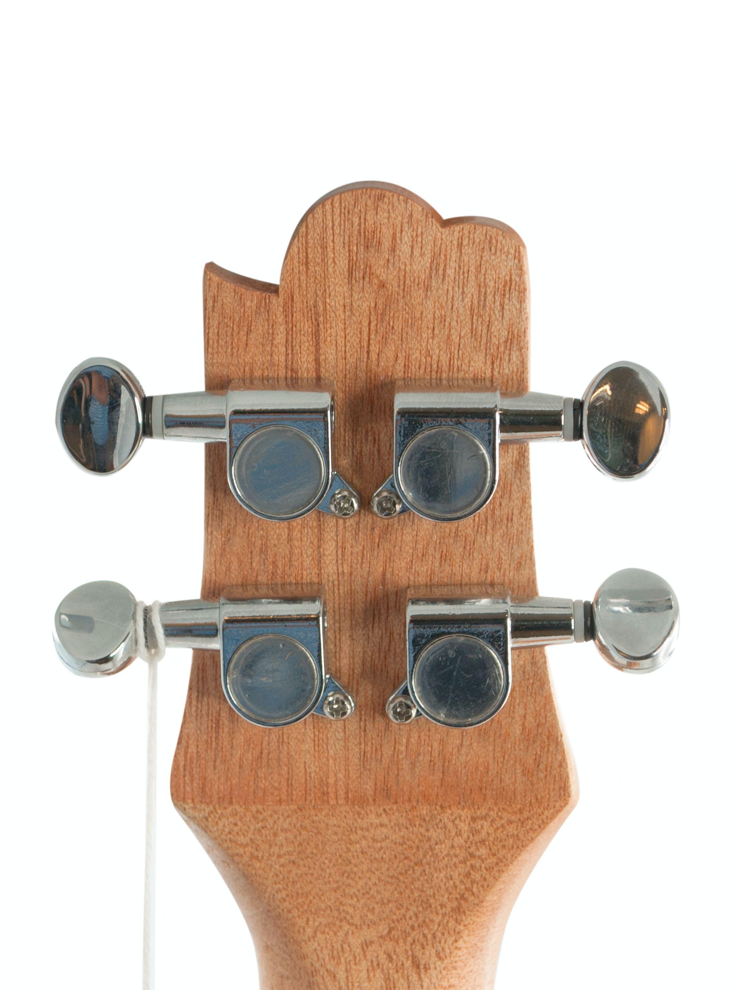 Ukelele Soprano + Funda Sonnet Brown Wooden 21¨-1