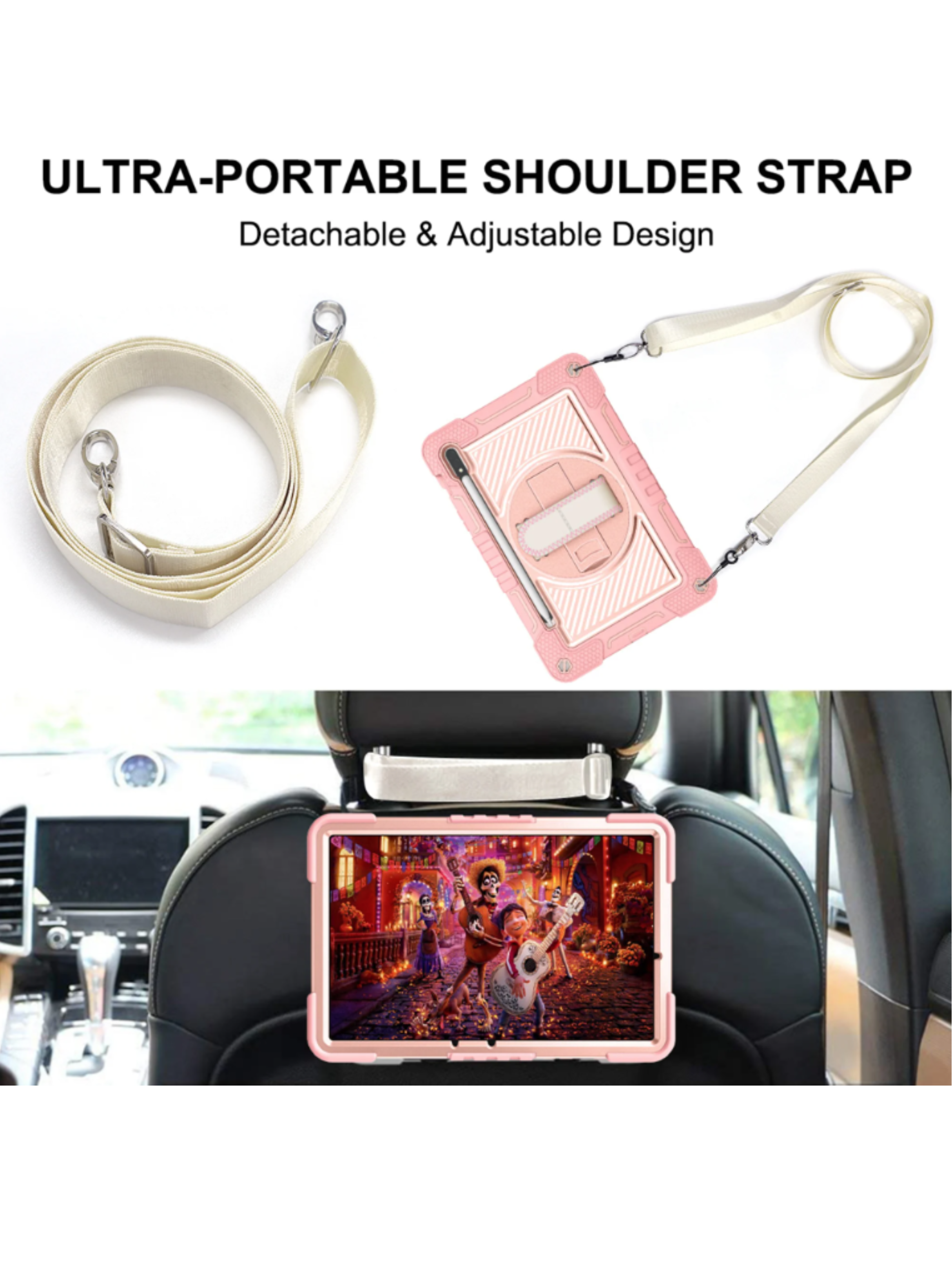 Funda Armadura 360 Lamina Vidrio Para Samsung Tab S10 lite-2