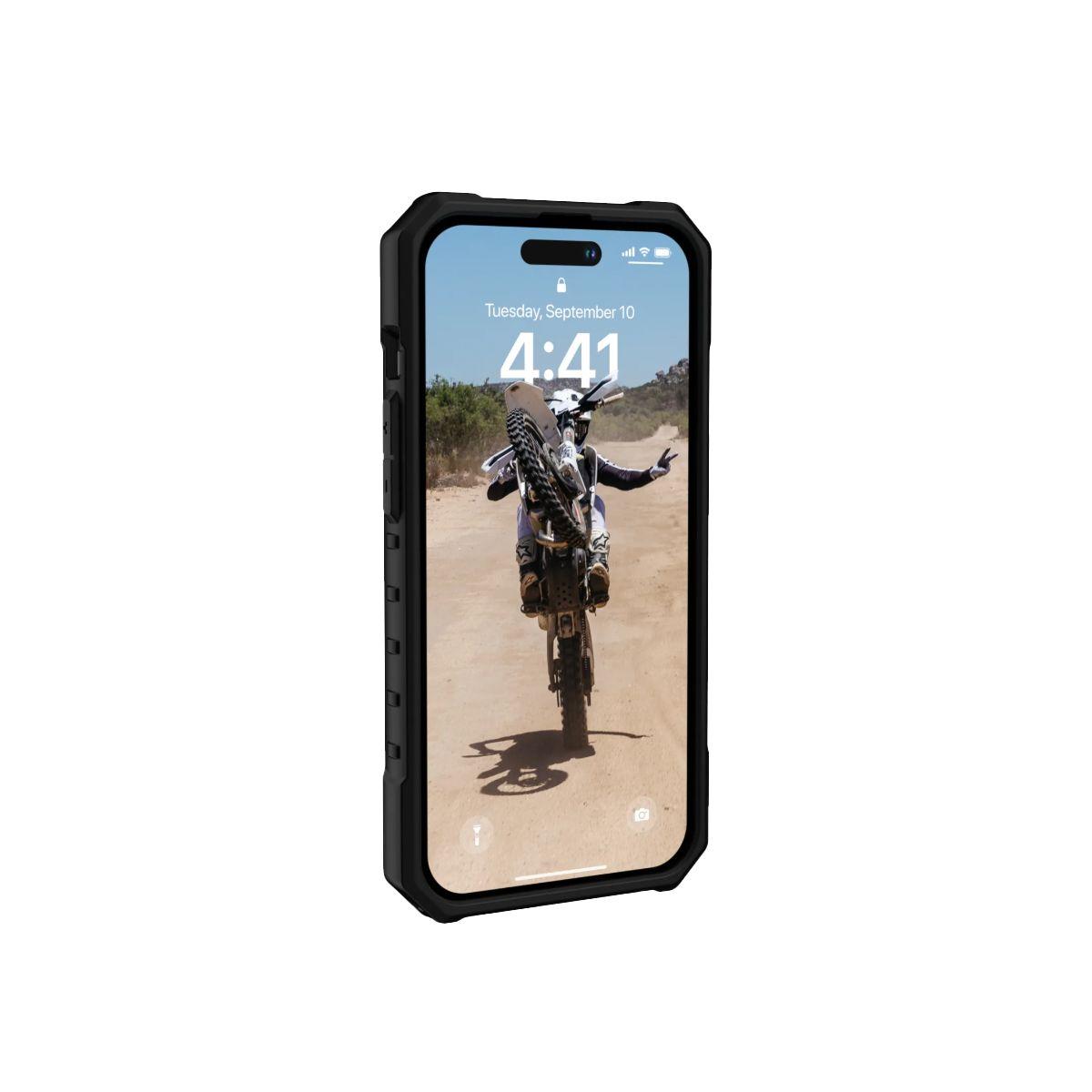 Carcasa UAG Antigolpes Para iPhone 15 Pro Max Milit Naranja-1