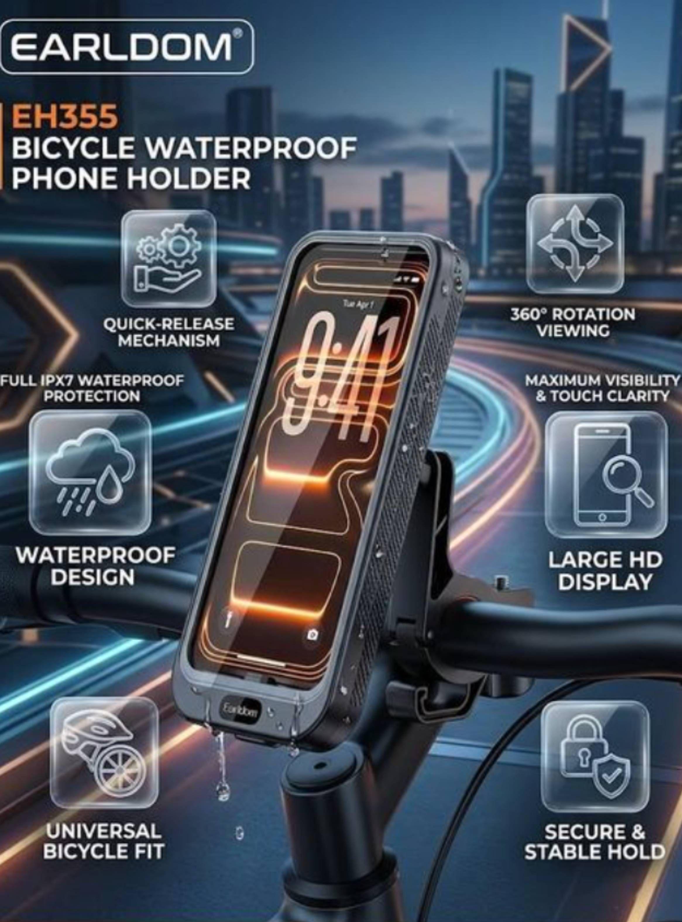 Soporte Con Funda Para Bicicleta Resistente al clima-3