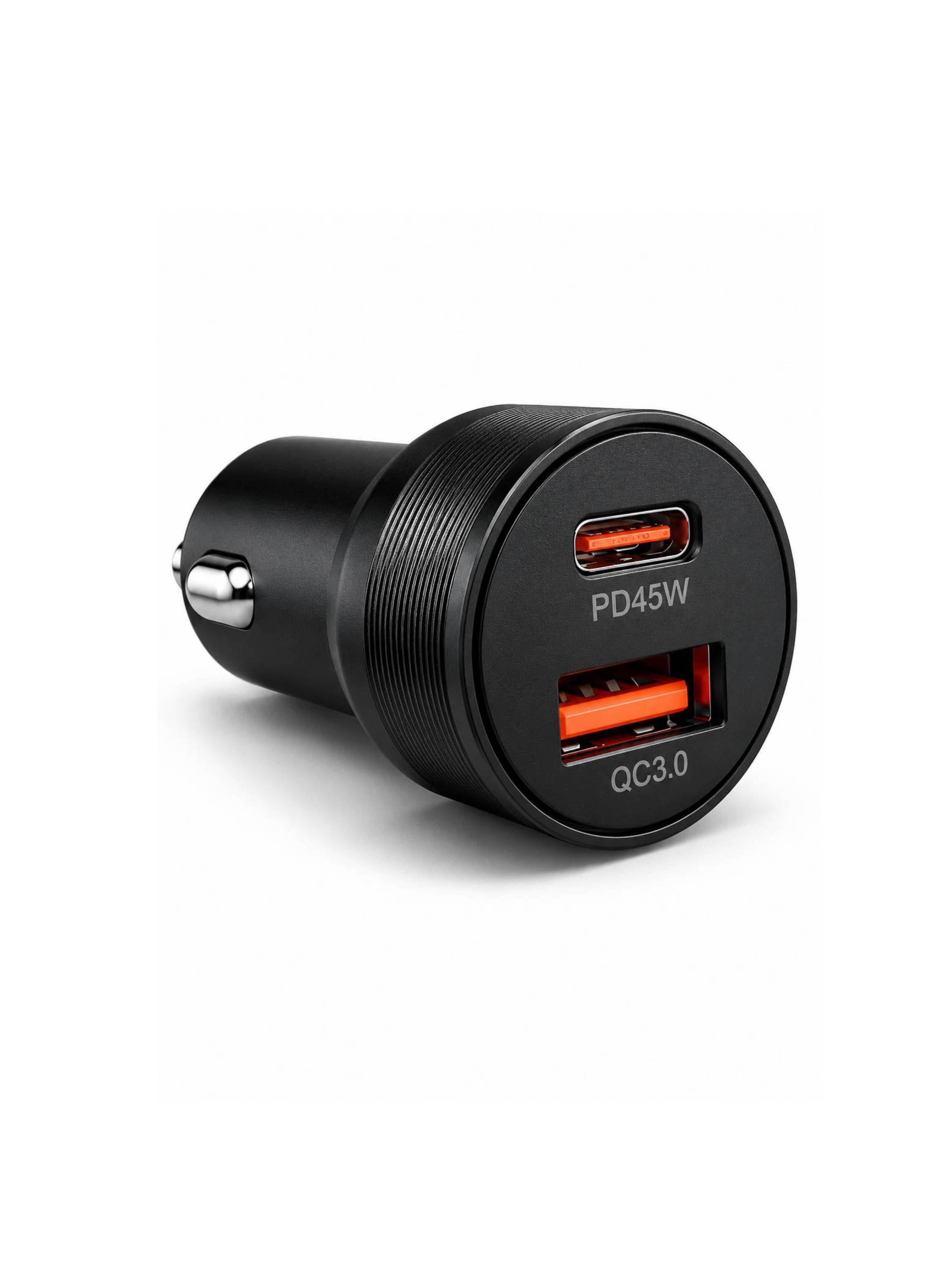 Cargador De Auto 100w Dual Usb USB-C Carga Super Rapida-3