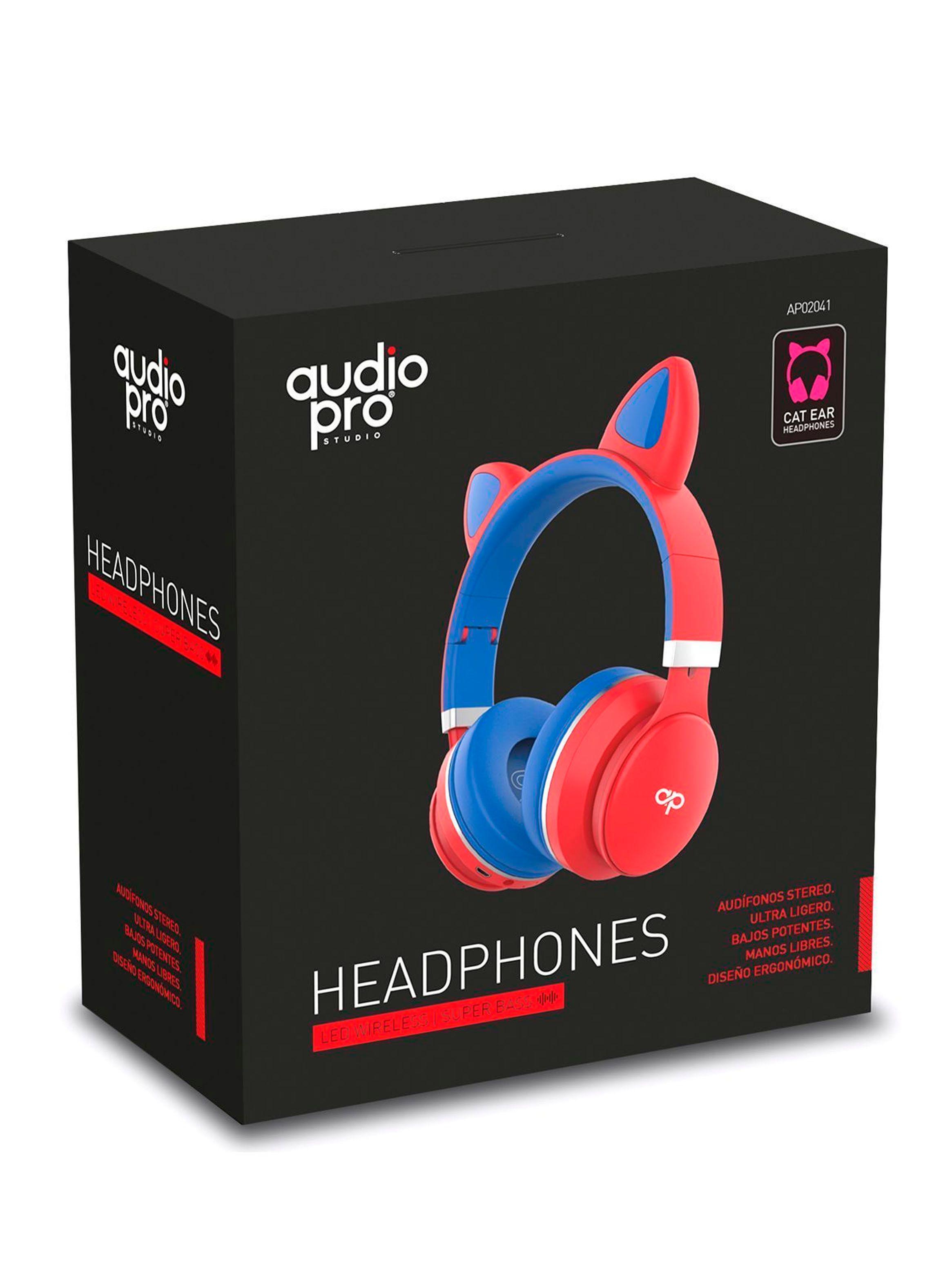 Audifonos Inalámbrico Bluetooth Oreja De Gato Colores-3